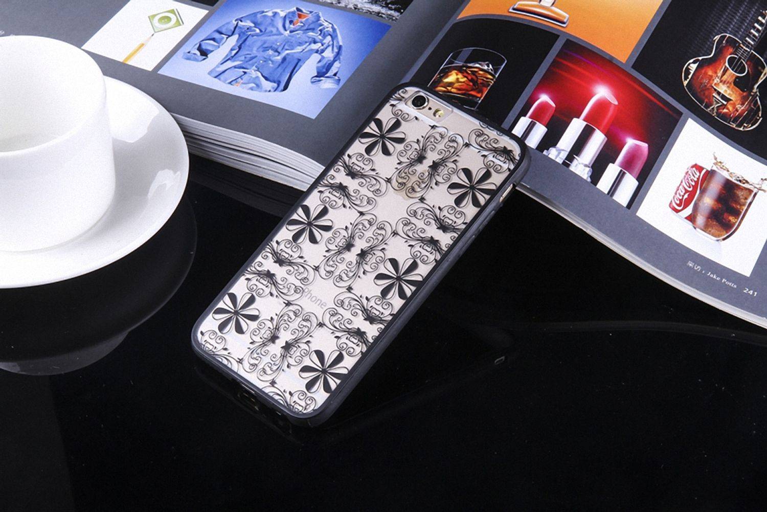 Samsung Galaxy S7 Handyhülle Backcover Schwarz