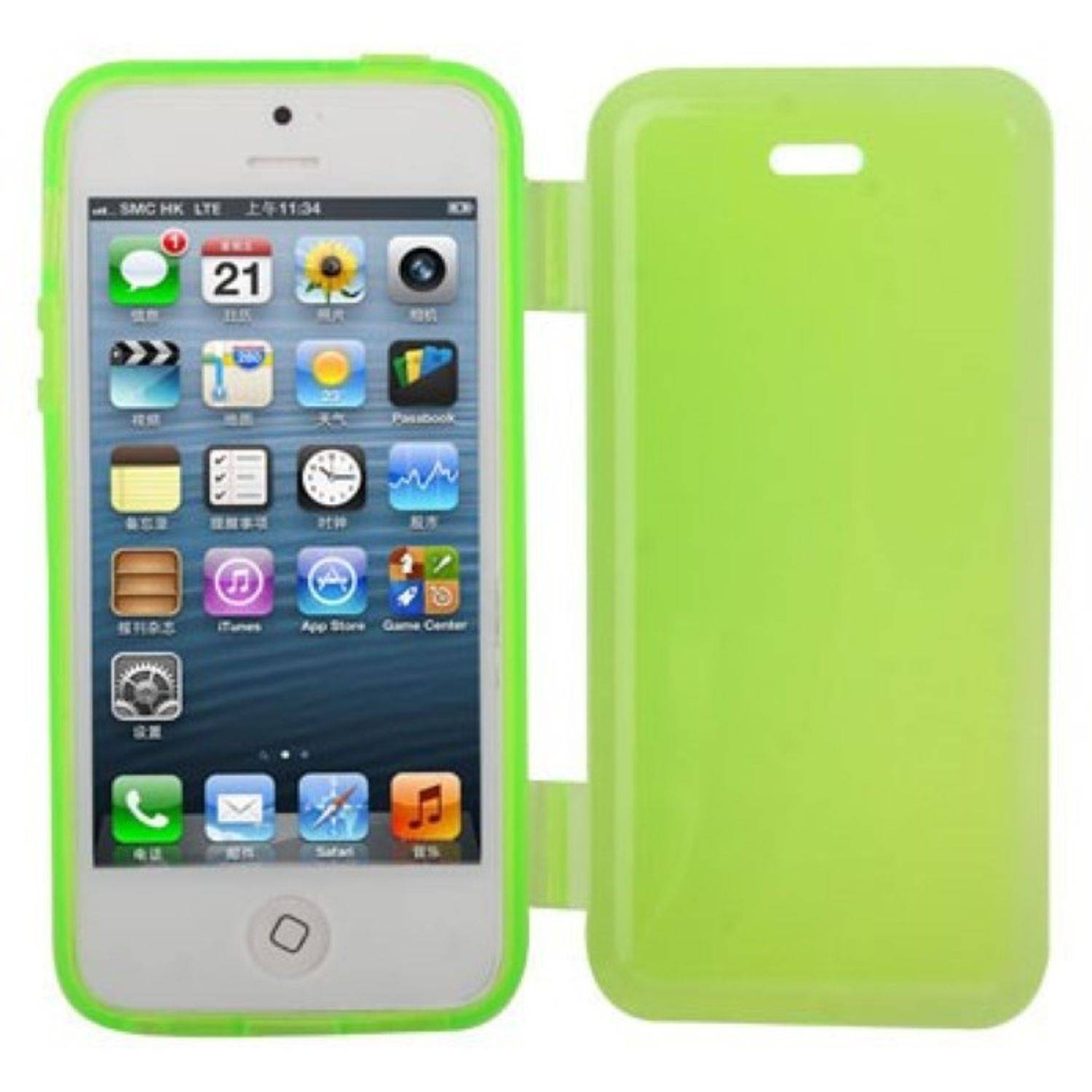 Apple iPhone 5 / 5s / SE Handyhülle Backcover Grün