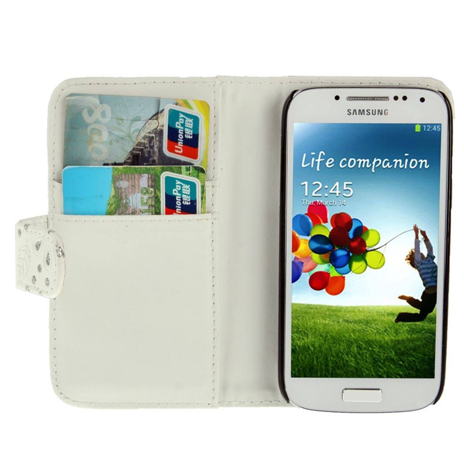 Samsung Galaxy S4 Mini Handyhülle Backcover Weiß