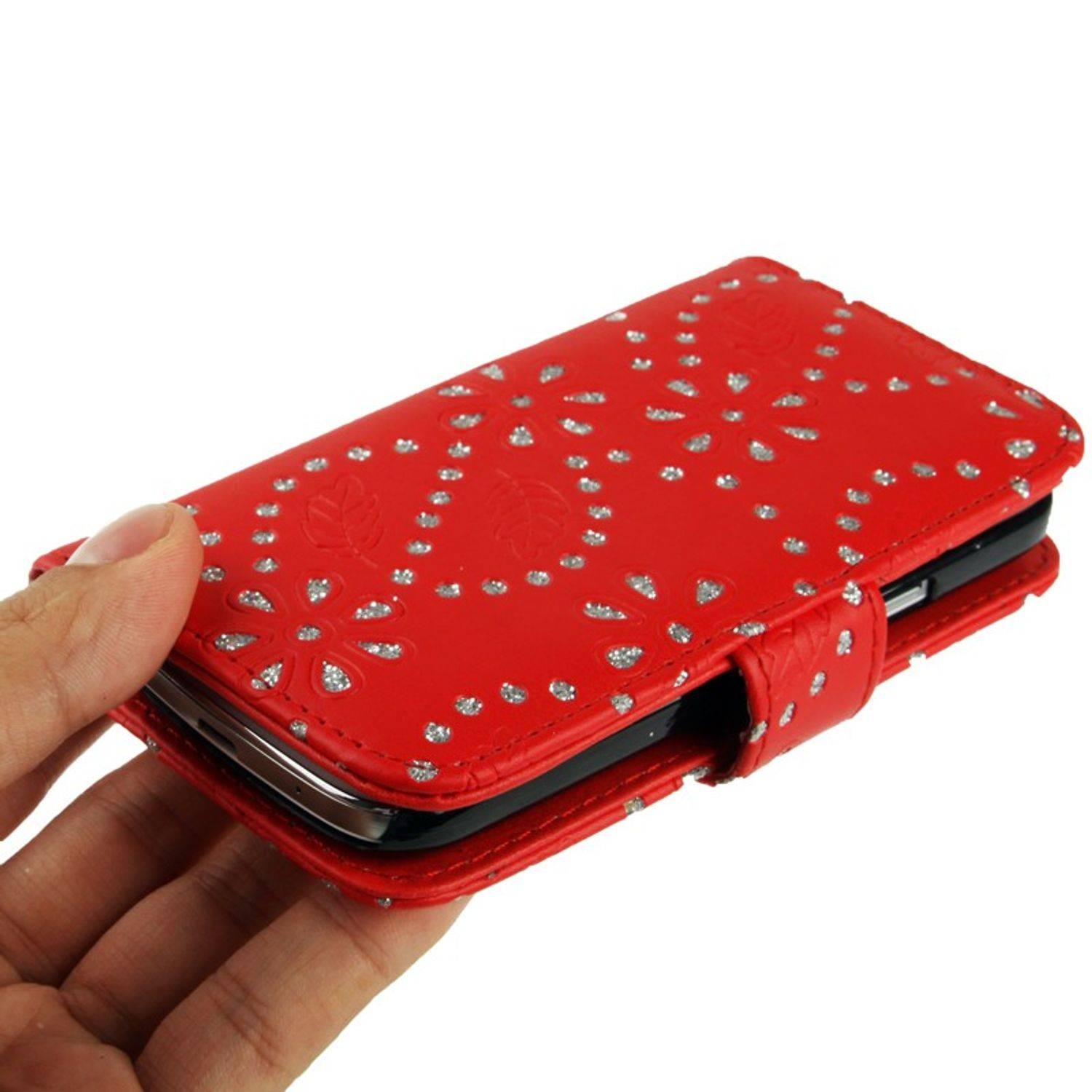 Samsung Galaxy S4 Mini Handyhülle Backcover Weiß