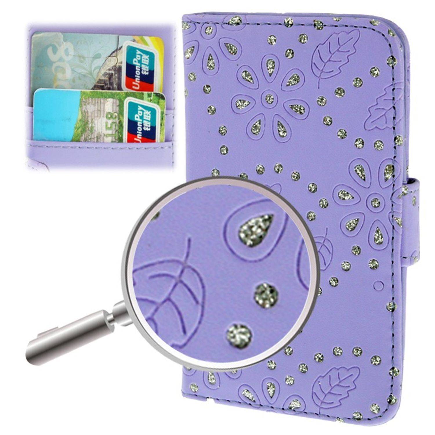 Samsung Galaxy S4 Mini Handyhülle Backcover Violett