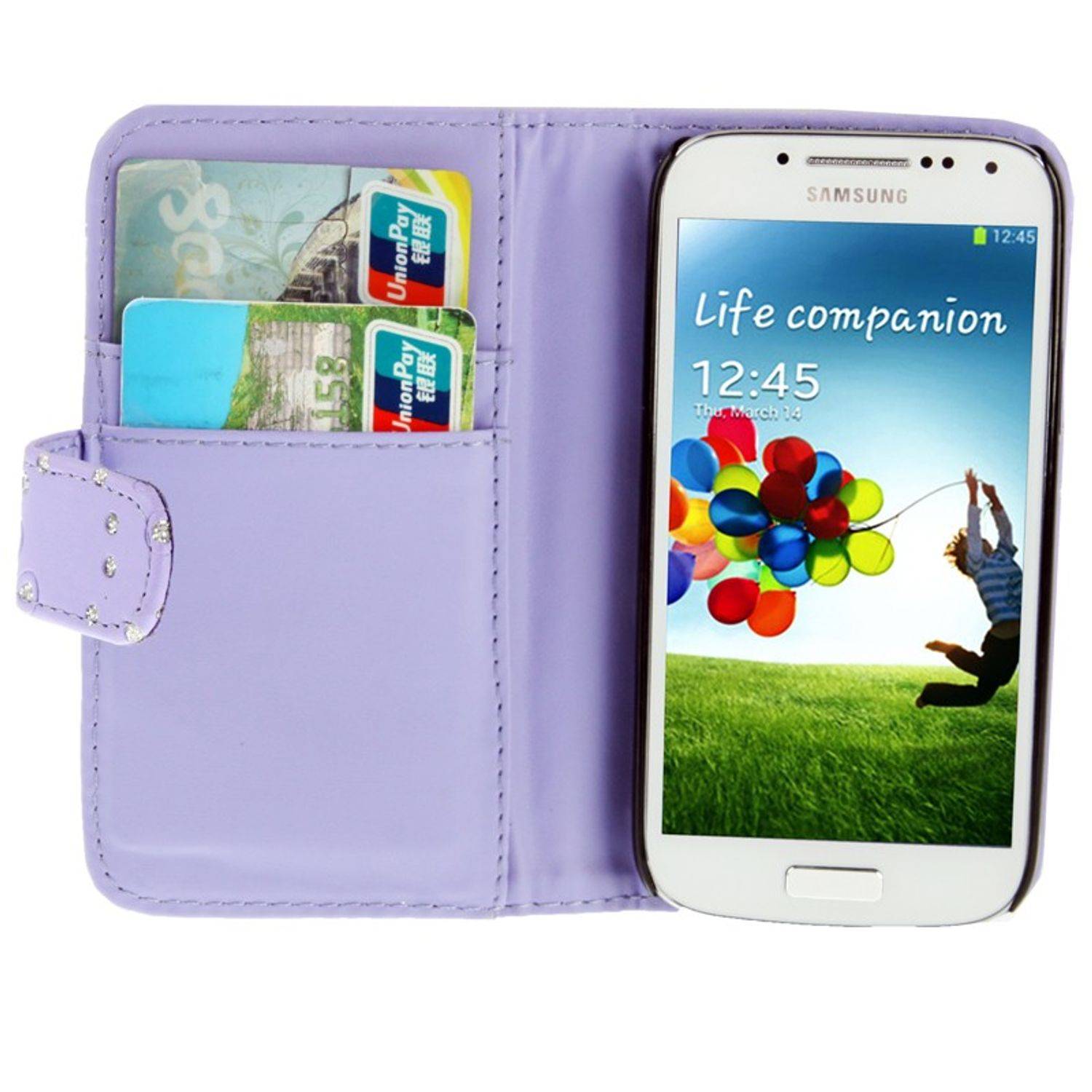 Samsung Galaxy S4 Mini Handyhülle Backcover Violett