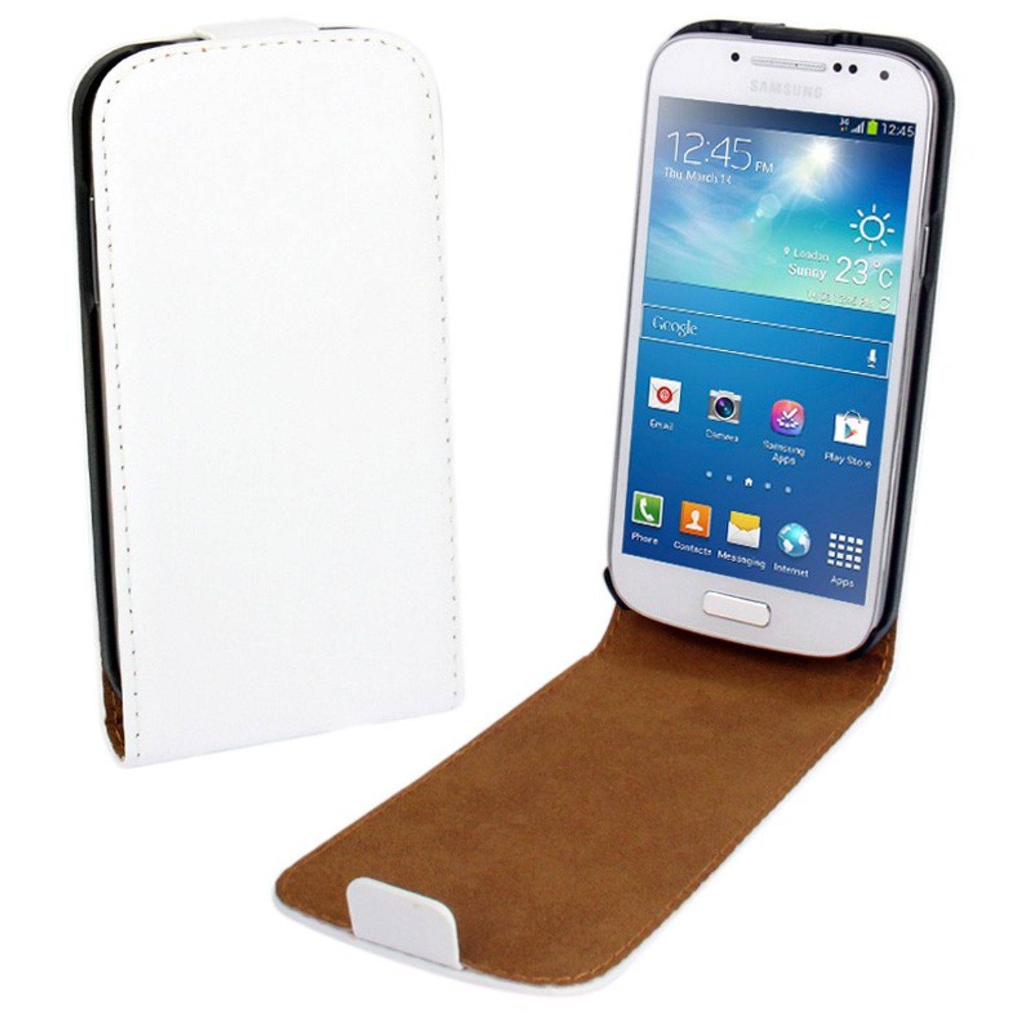 Samsung Galaxy S4 Mini Handyhülle Backcover Weiß