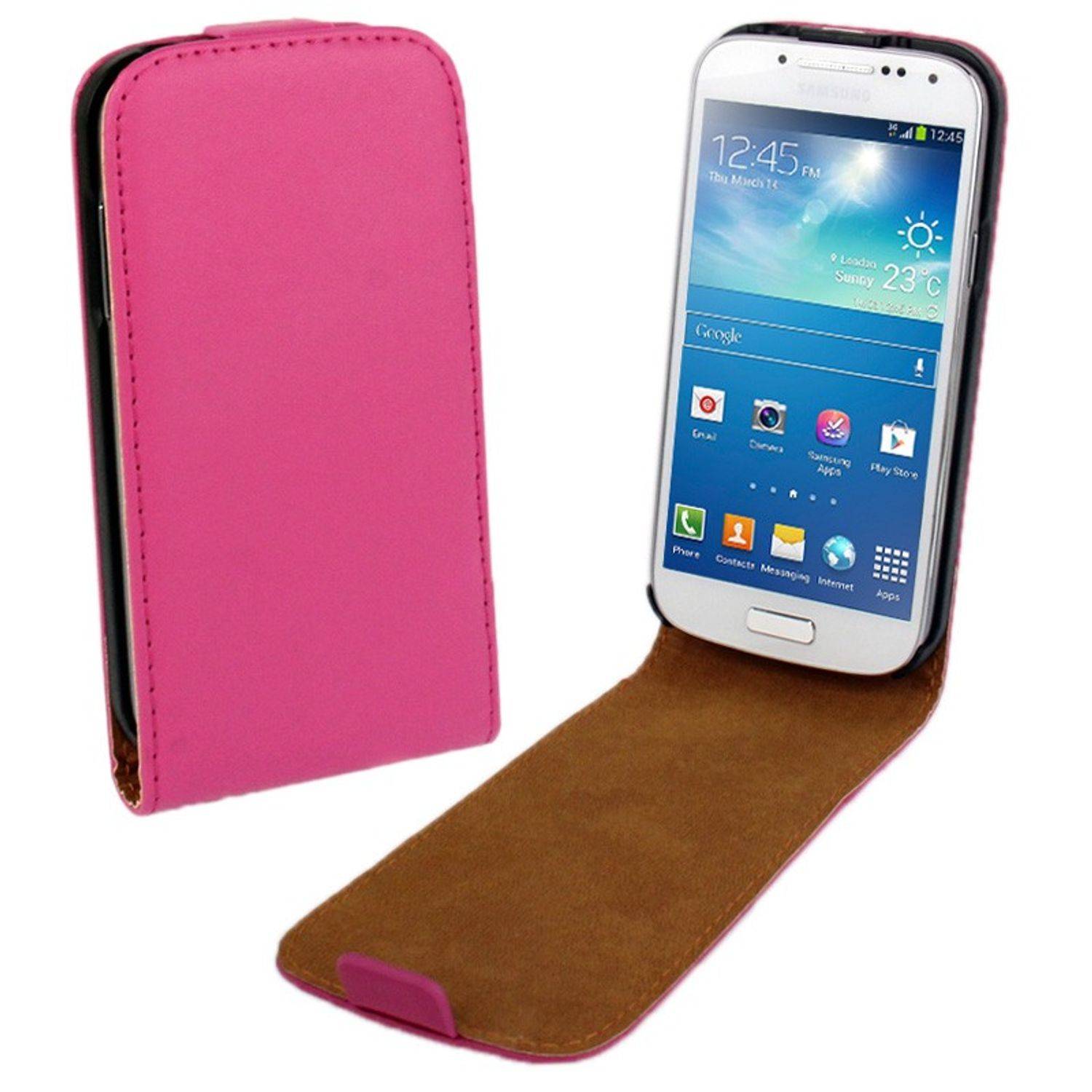 Samsung Galaxy S4 Mini Handyhülle Backcover Rosa