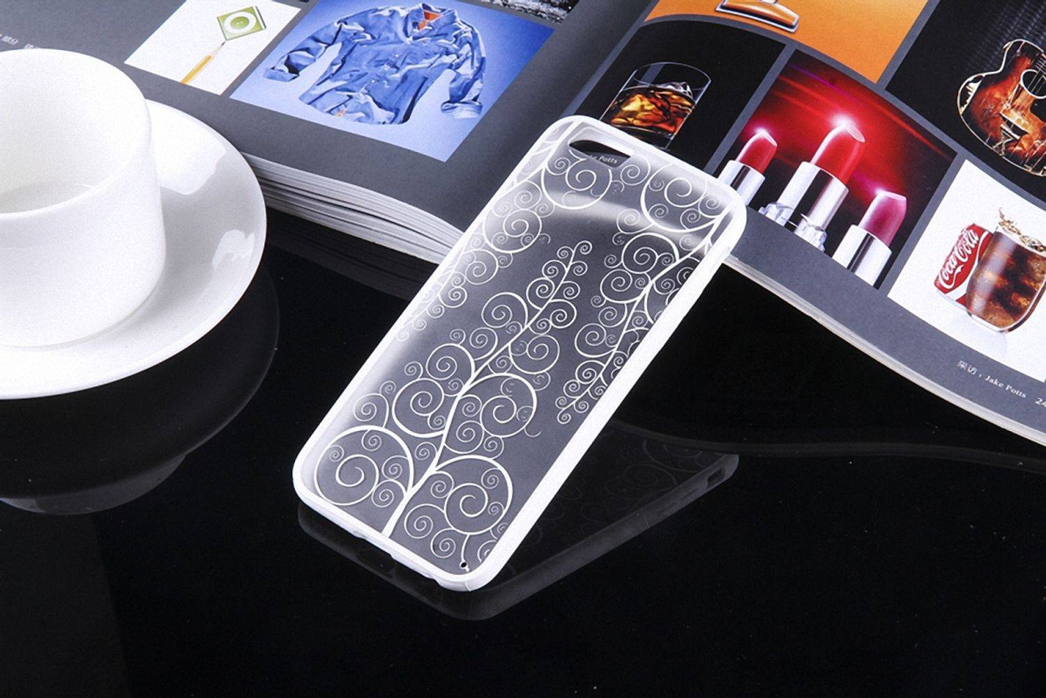 Samsung Galaxy S7 Handyhülle Backcover Weiß