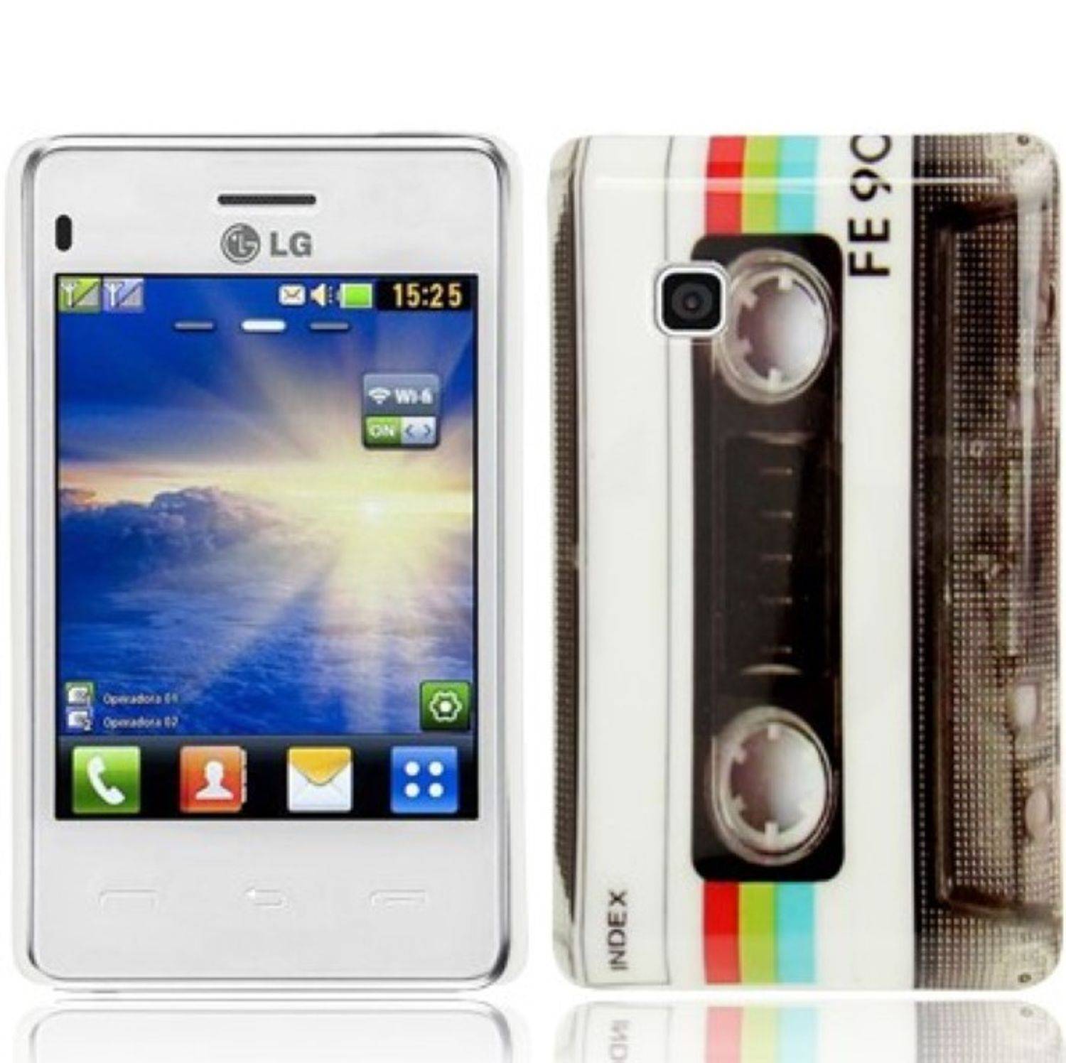 LG Cookie Smart T375 Handyhülle Backcover Mehrfarbig