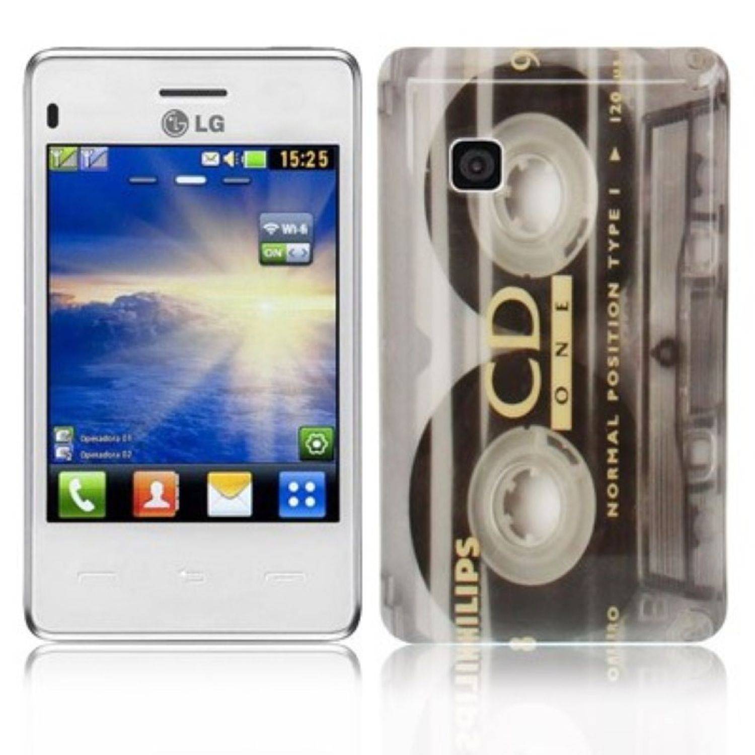 LG Cookie Smart T375 Handyhülle Backcover Mehrfarbig