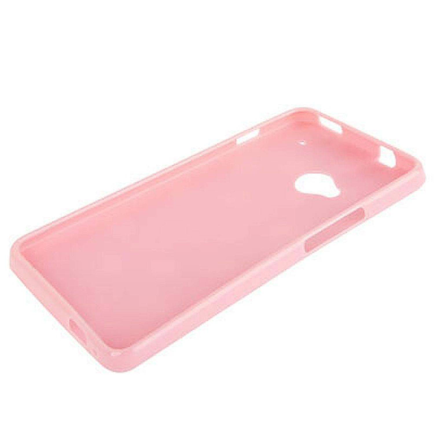 HTC One Handyhülle Backcover Rosa