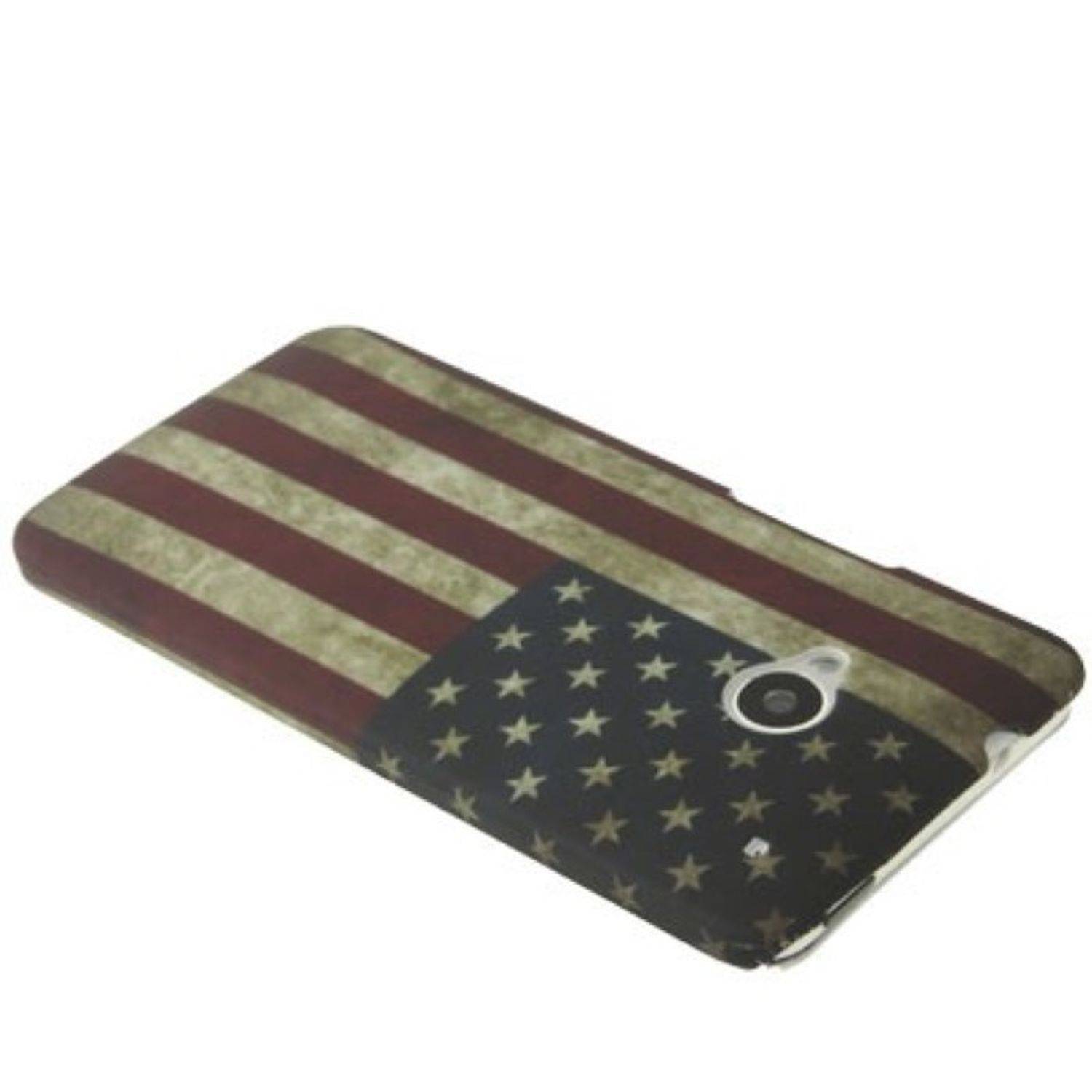 HTC One Handyhülle Backcover Weiß