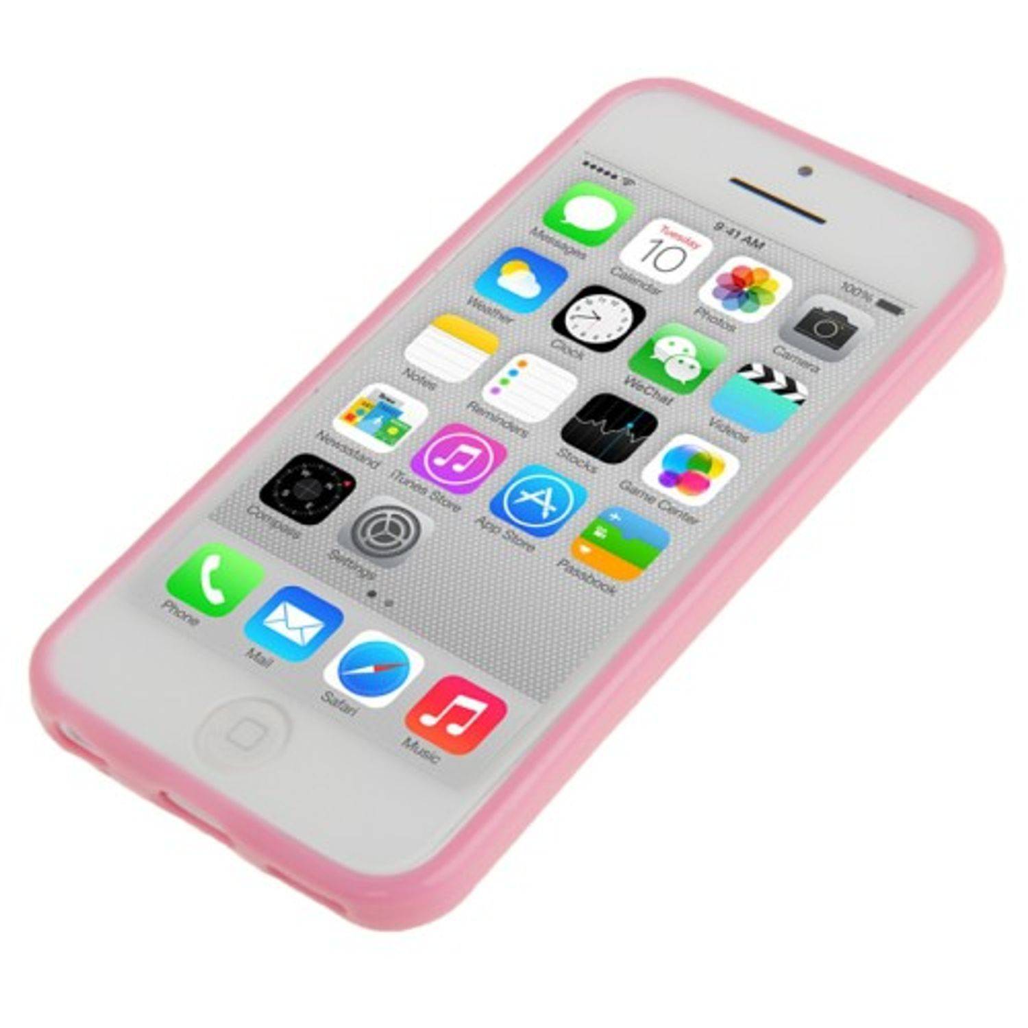 Apple iPhone 5c Handyhülle Backcover Rosa