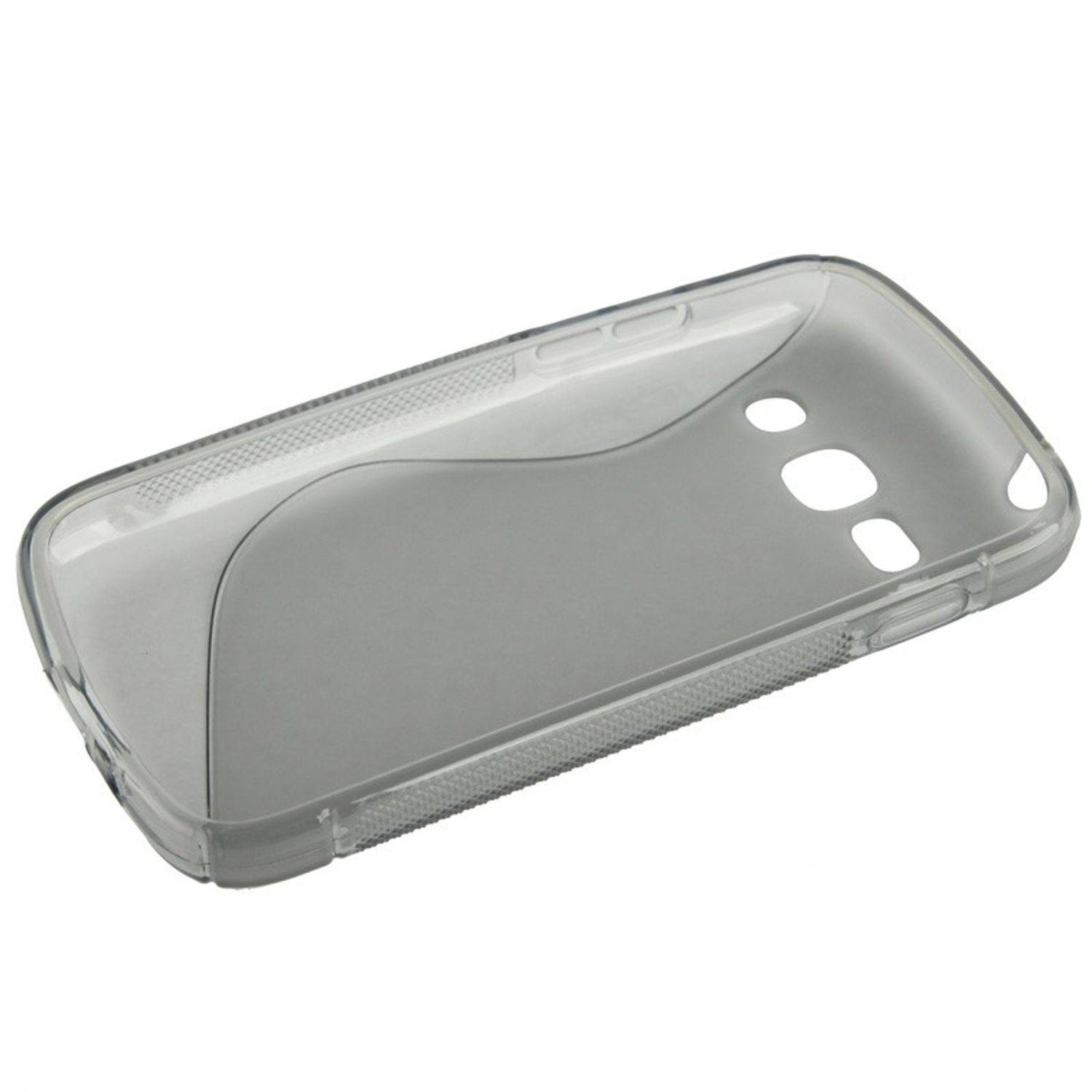 Samsung Galaxy Ace 3 S7272 Handyhülle Backcover Grau