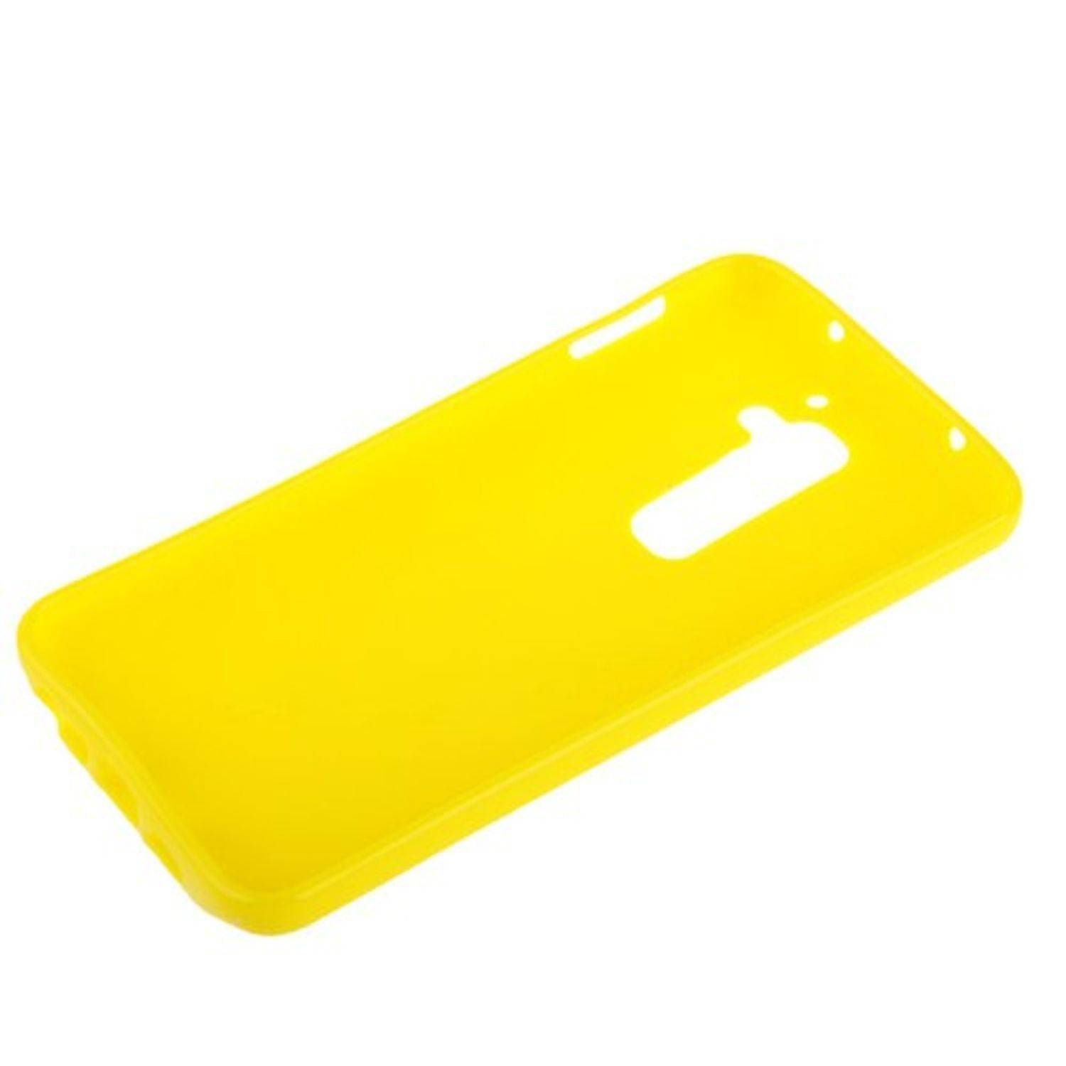 LG Optimus G2 Handyhülle Backcover Gelb