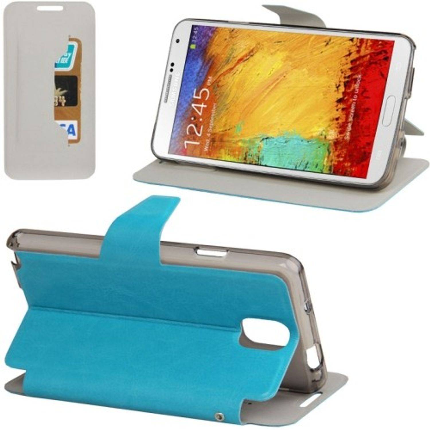 Samsung Galaxy Note 3 Handyhülle Backcover Blau