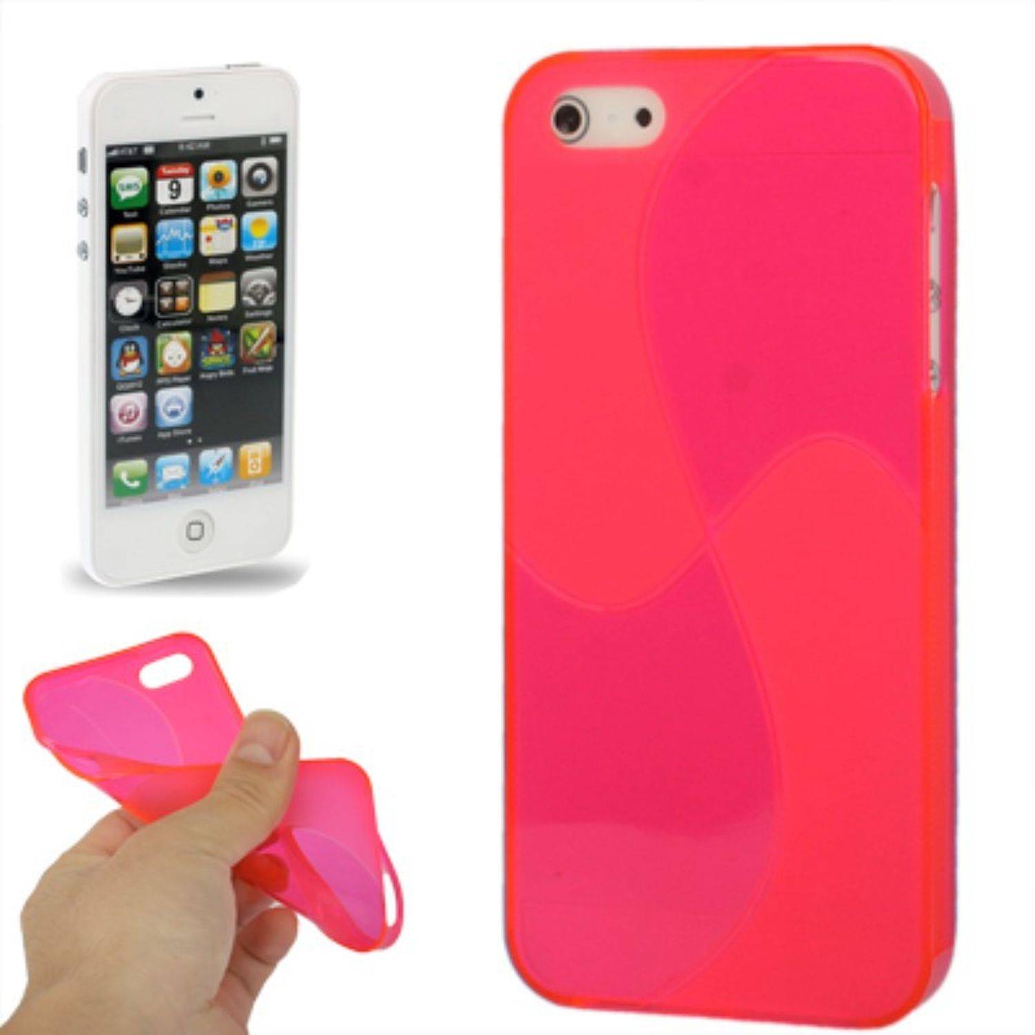 Apple iPhone 5 / 5s / SE Handyhülle Backcover Rosa