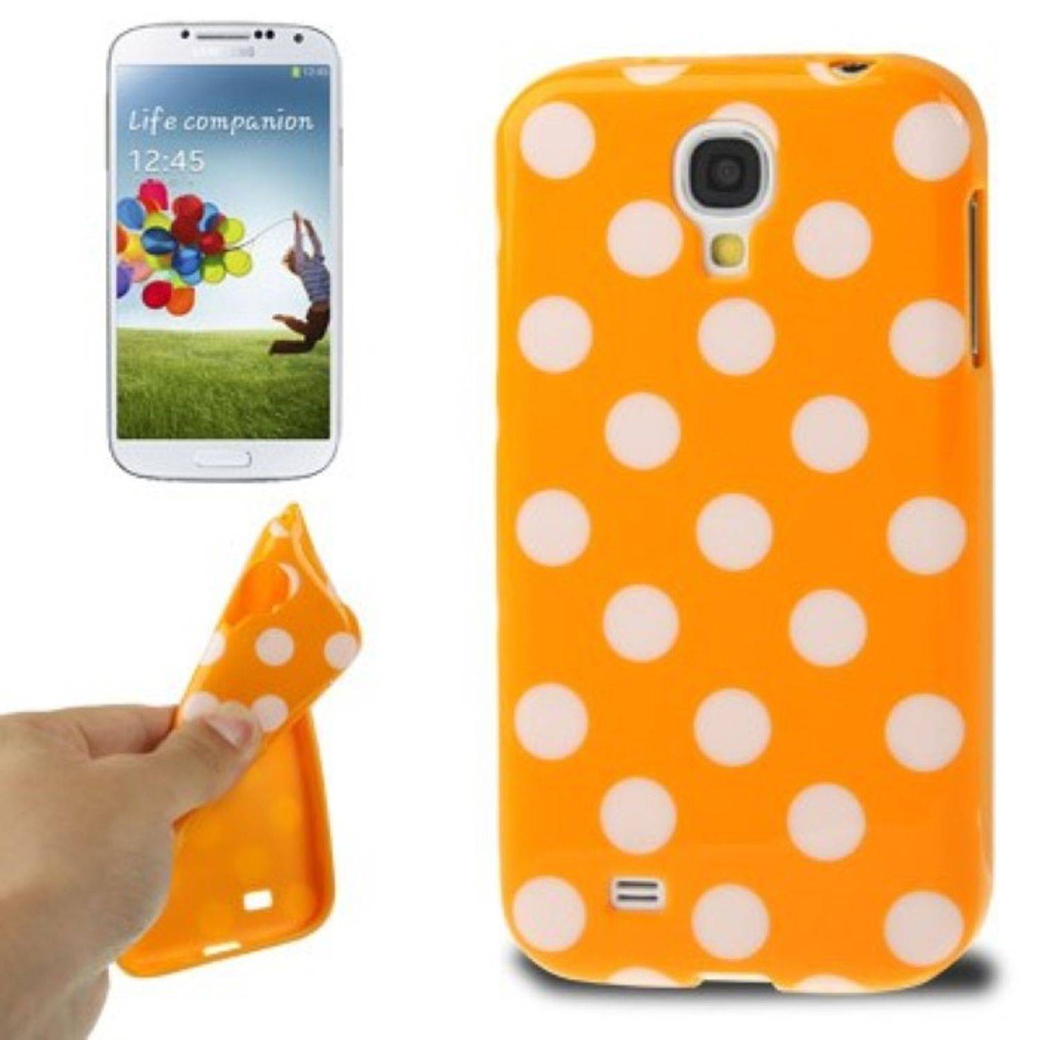 Samsung Galaxy S4 Handyhülle Backcover Orange