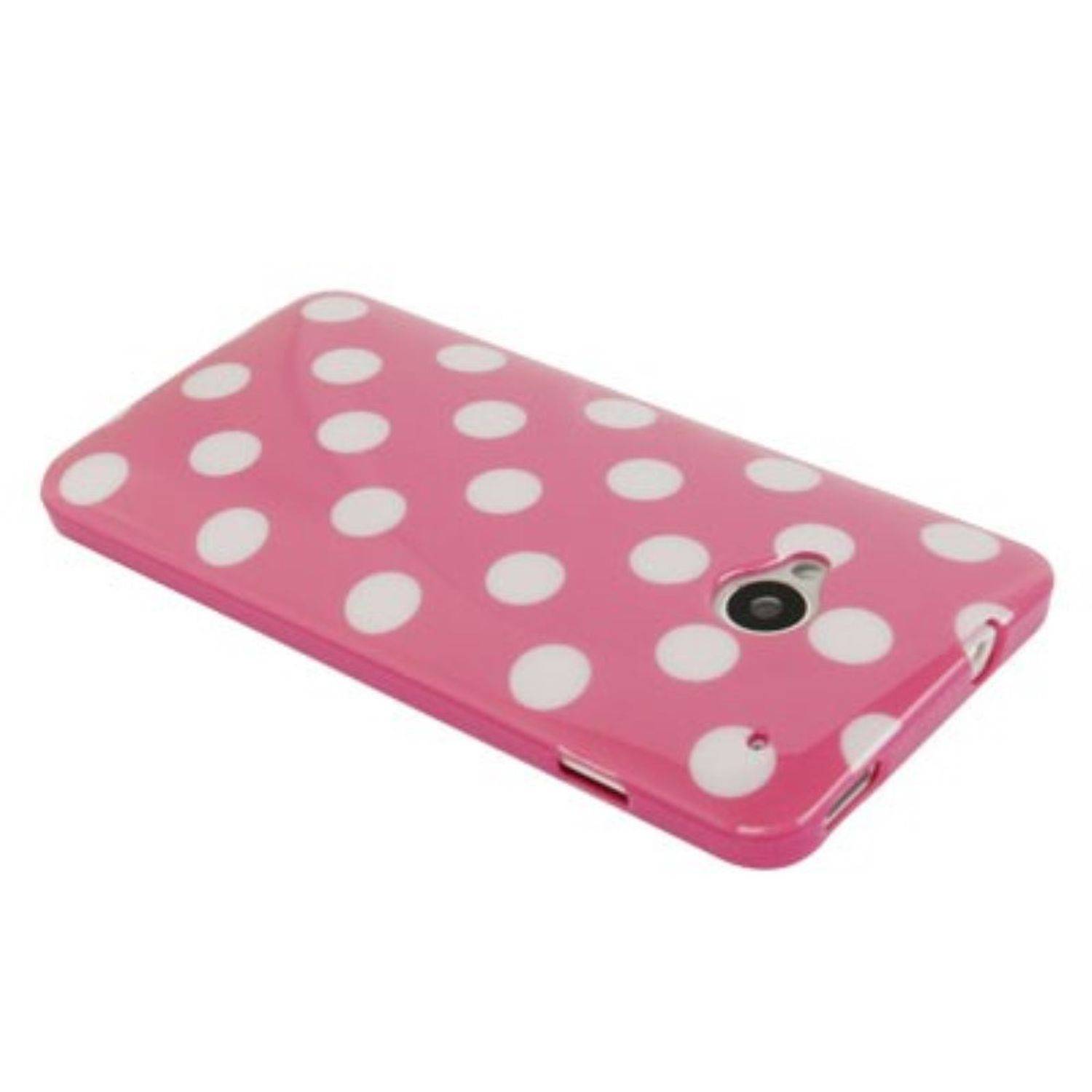 HTC One Handyhülle Backcover Grün