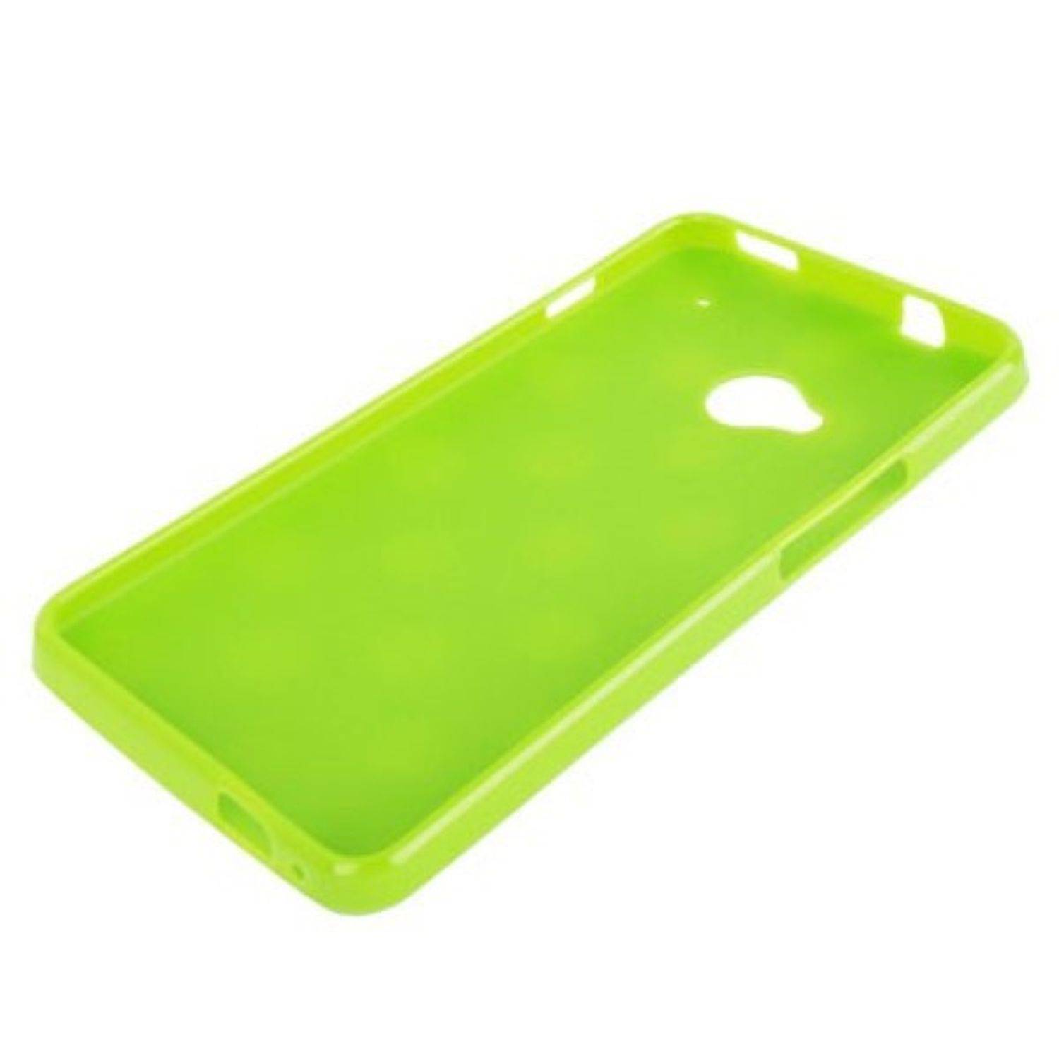 HTC One Handyhülle Backcover Grün