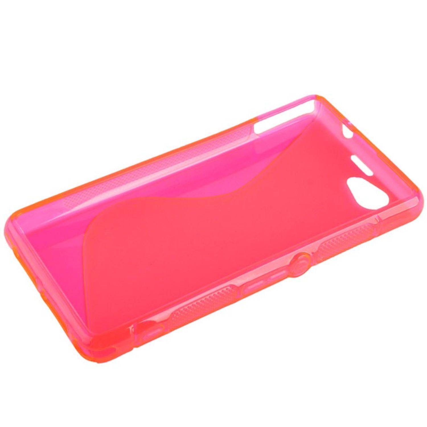 Sony Xperia Z1 Handyhülle Backcover Rosa