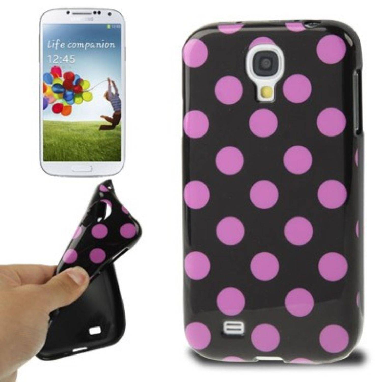 Samsung Galaxy S4 Handyhülle Backcover Schwarz