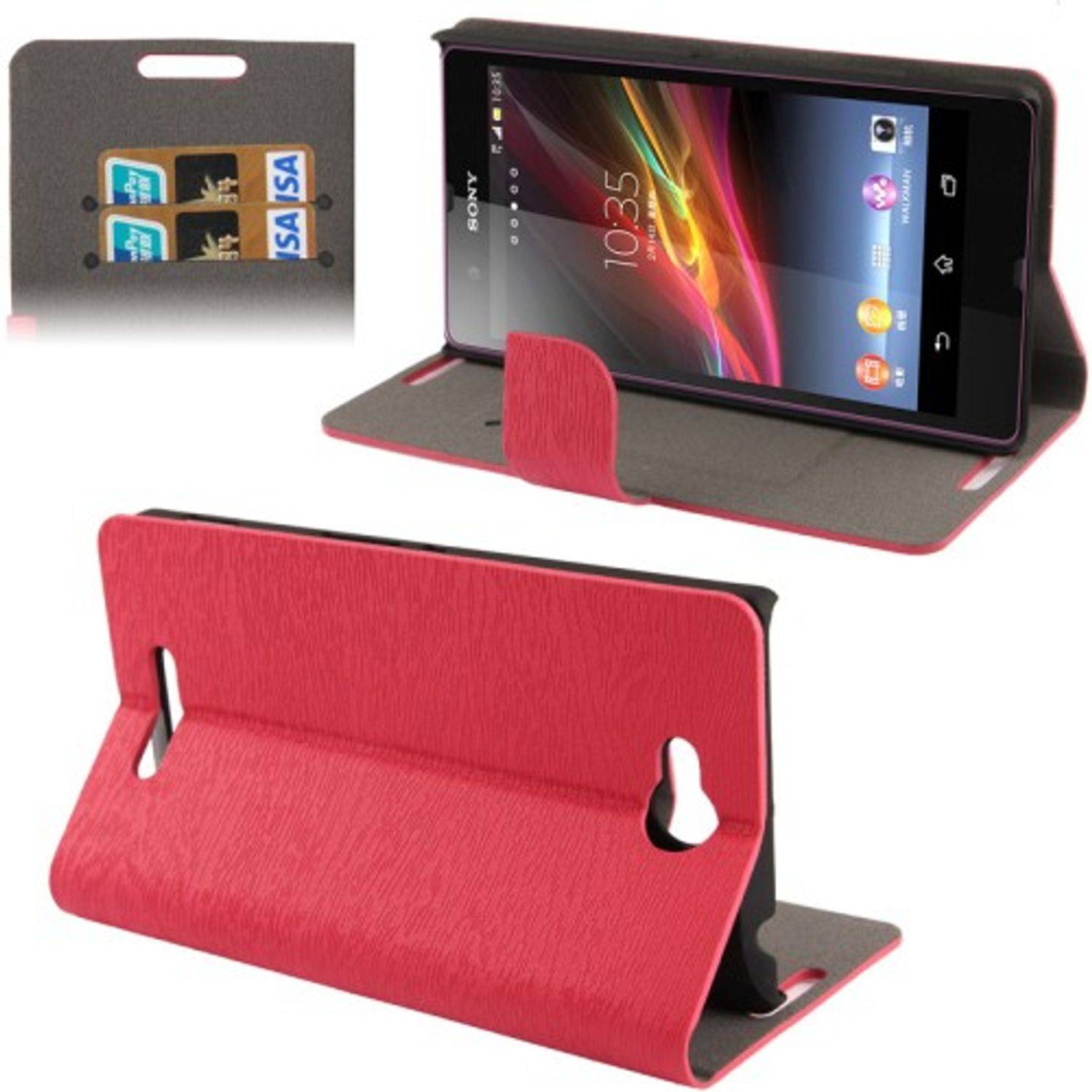 Sony Xperia C S39h Handyhülle Backcover Rosa