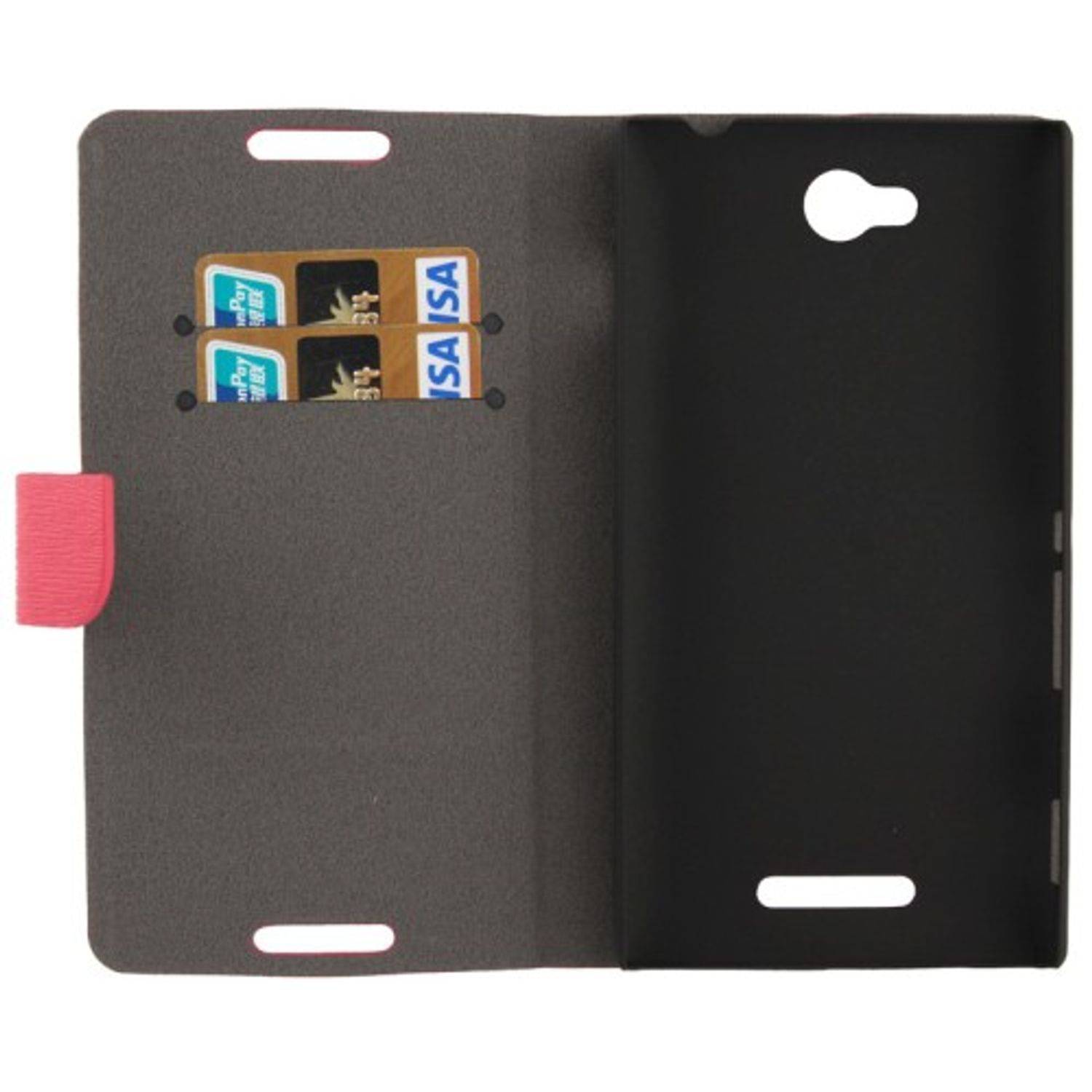 Sony Xperia C S39h Handyhülle Backcover Rosa