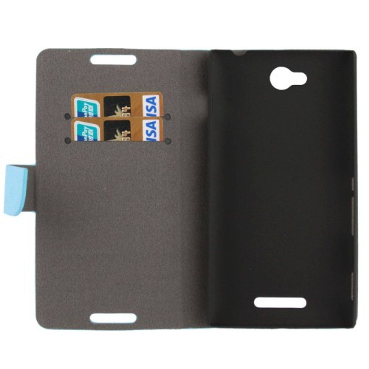 Sony Xperia C S39h Handyhülle Backcover Blau
