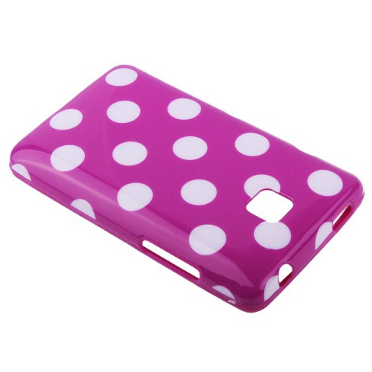 LG Optimus L3 II E430 Handyhülle Backcover Violett