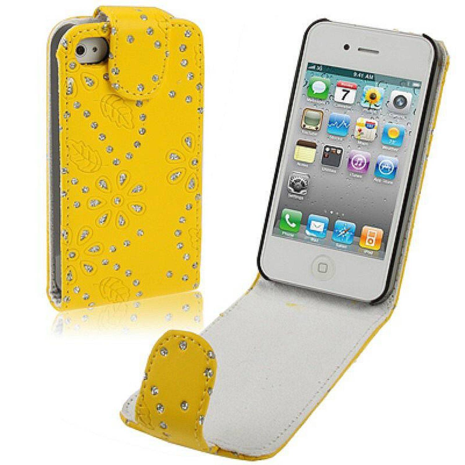 Apple iPhone 4 / 4s Handyhülle Backcover Gelb
