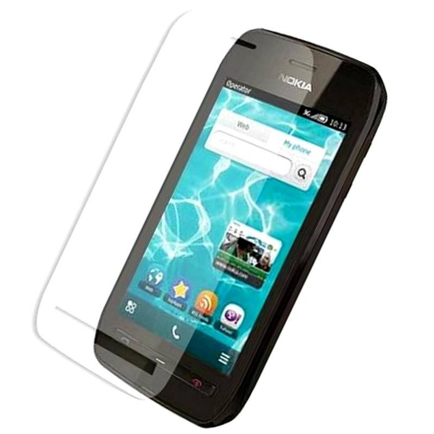 Nokia 603 Handyhülle Backcover Transparent