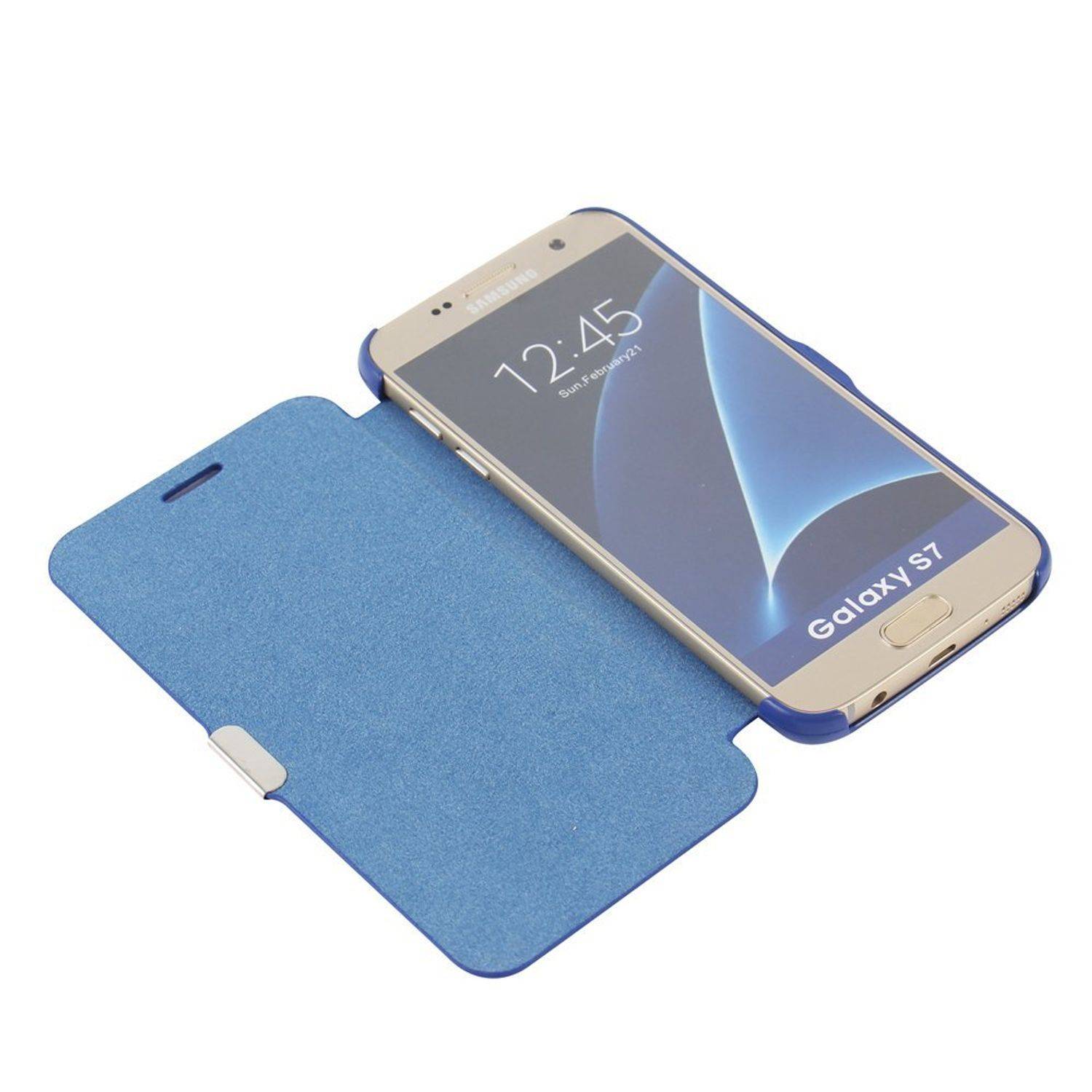 Samsung Galaxy S7 Edge Handyhülle Backcover Blau