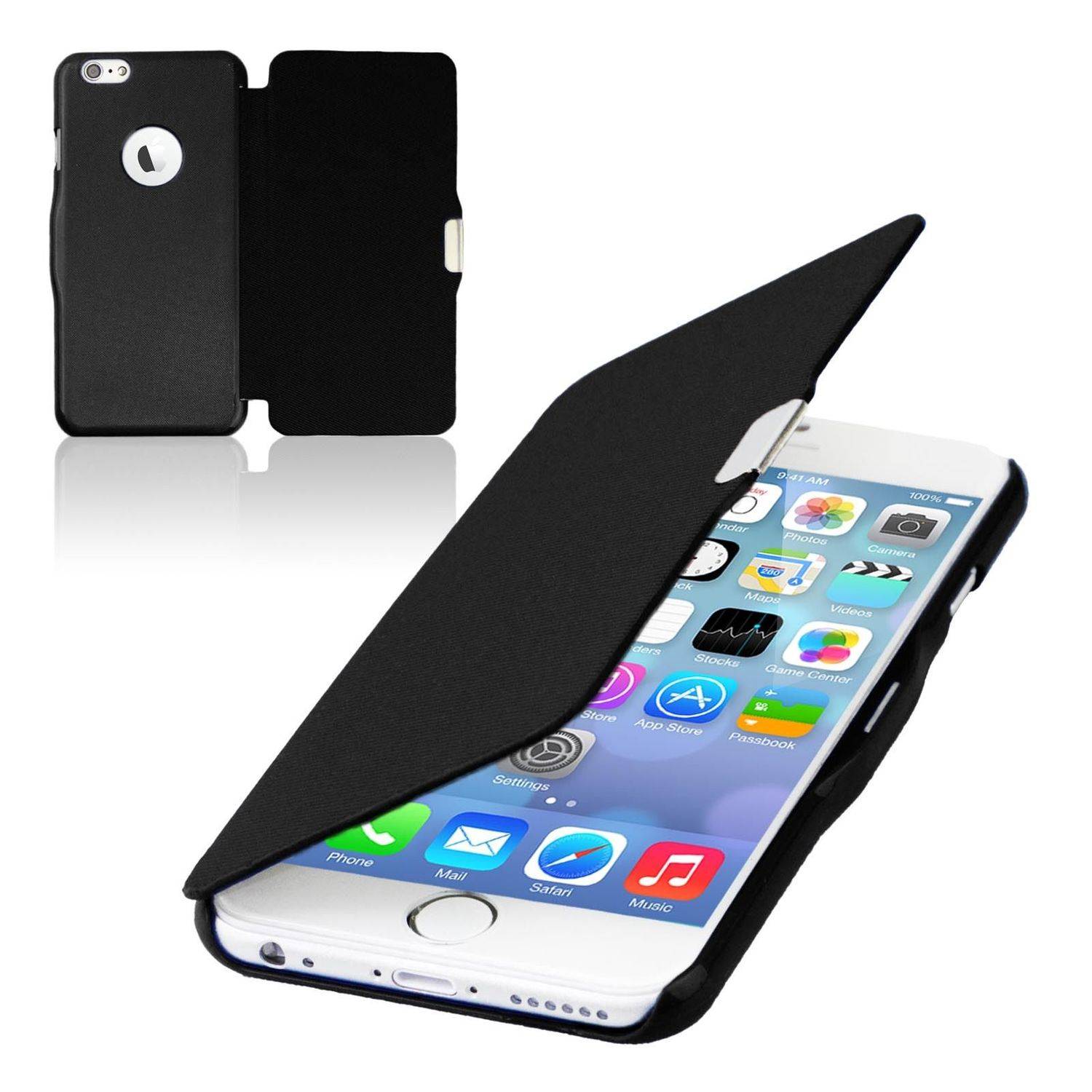 Apple IPhone 6 Plus / 6s Plus Handyhülle Backcover Schwarz