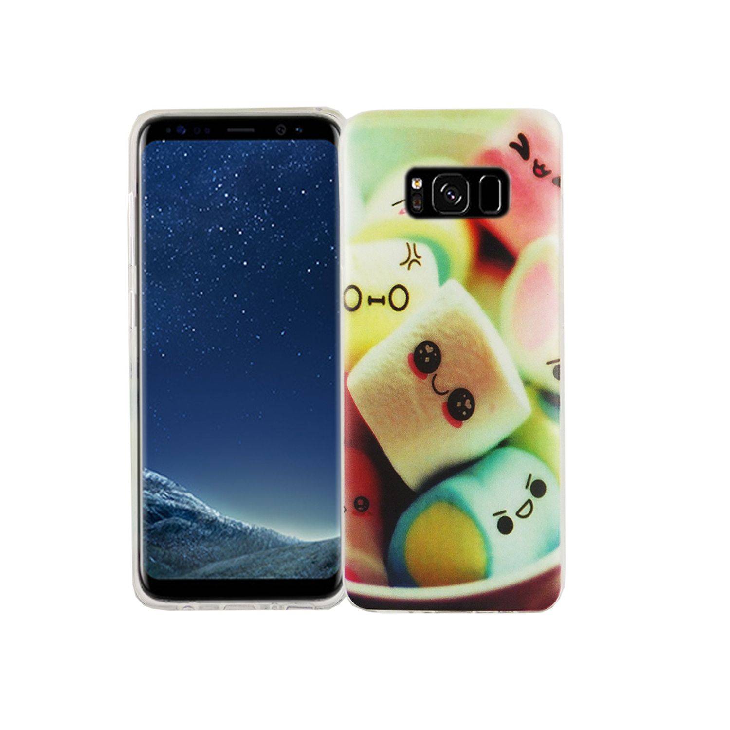 Samsung Galaxy S8 Handyhülle Bumper Backcover Mehrfarbig