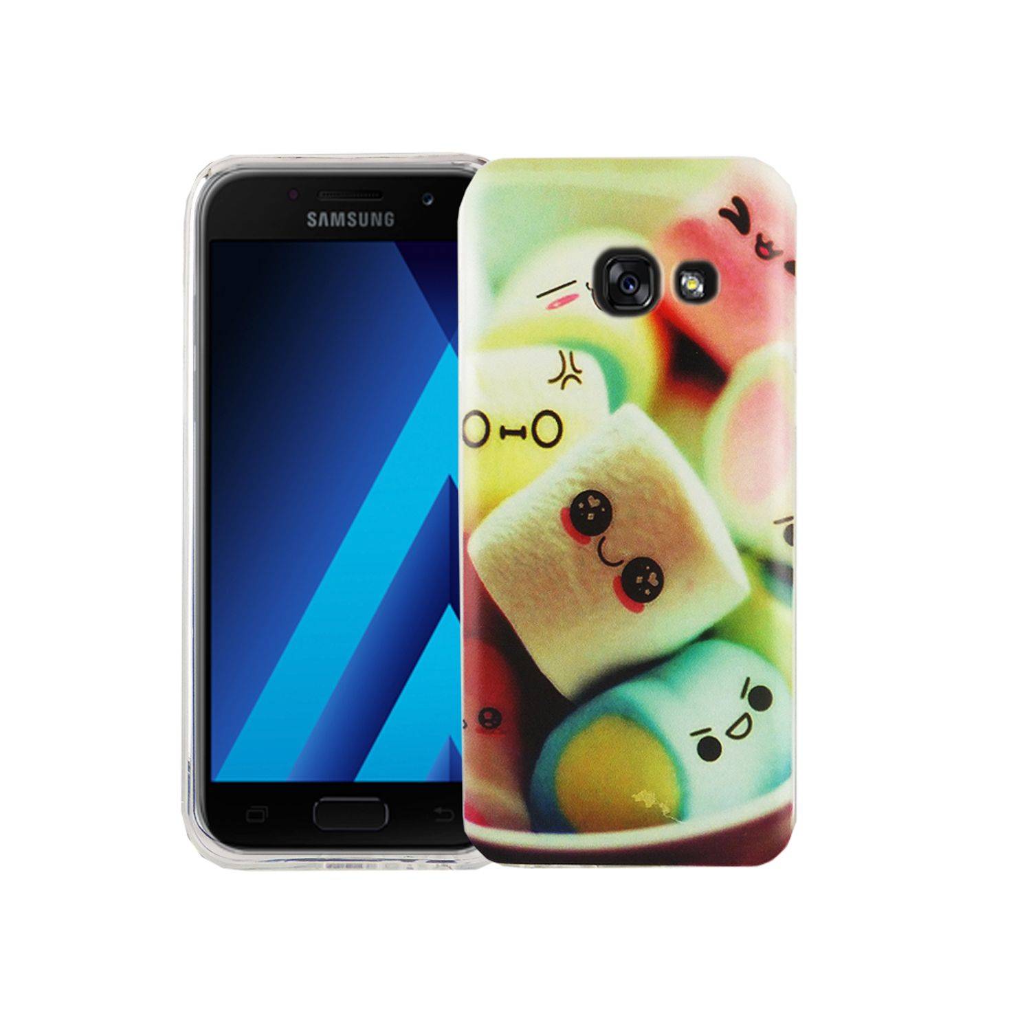 Samsung Galaxy A3 (2017) Handyhülle Bumper Backcover Mehrfarbig