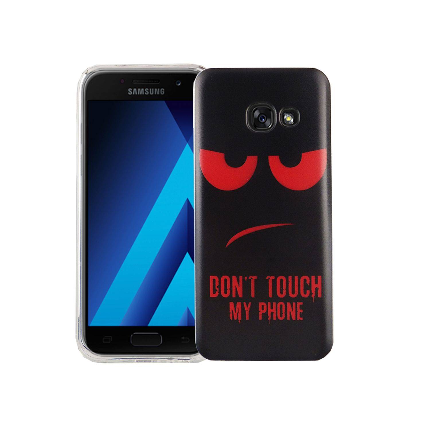 Samsung Galaxy A3 (2017) Handyhülle Bumper Backcover Rot