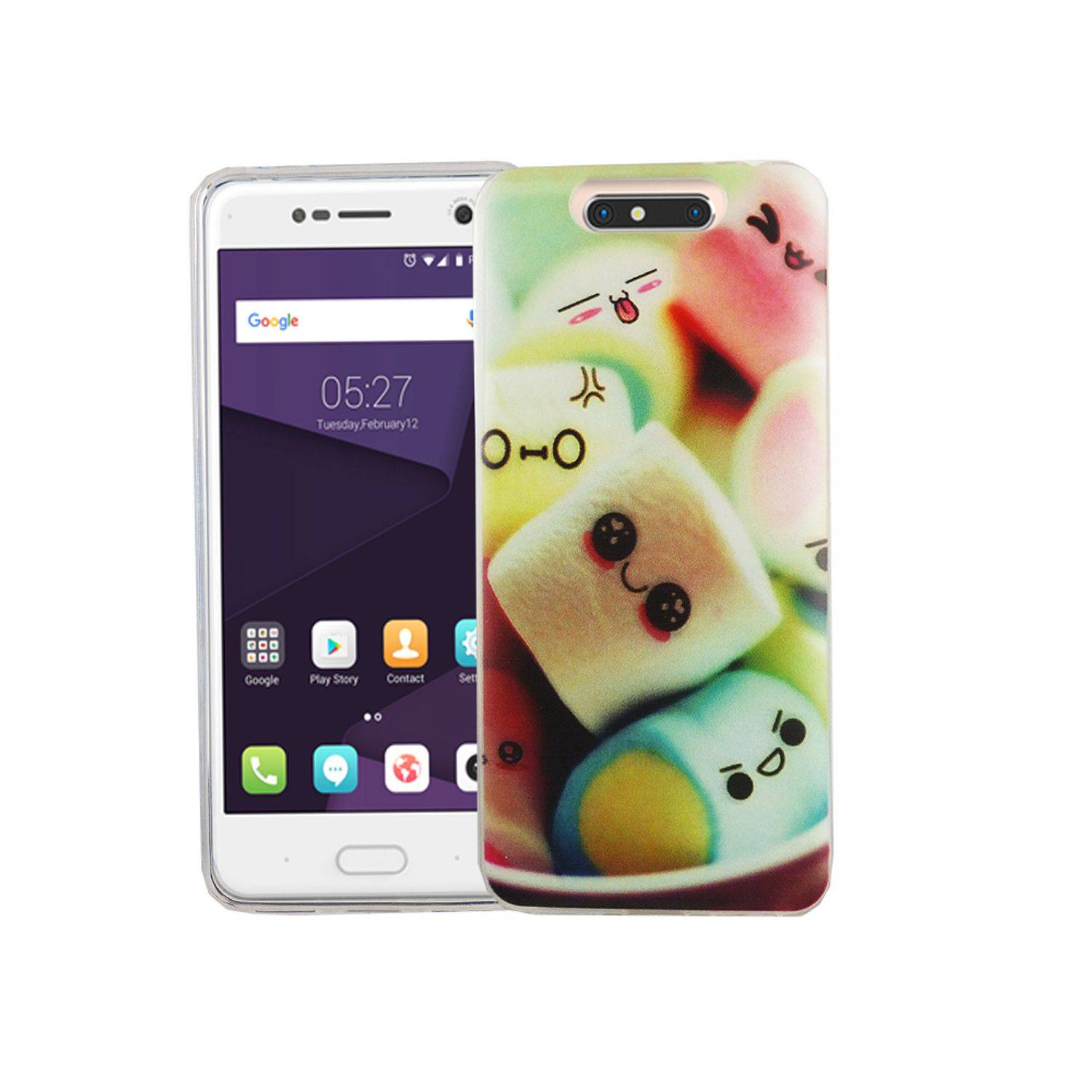 ZTE Blade V8 Handyhülle Bumper Backcover Mehrfarbig