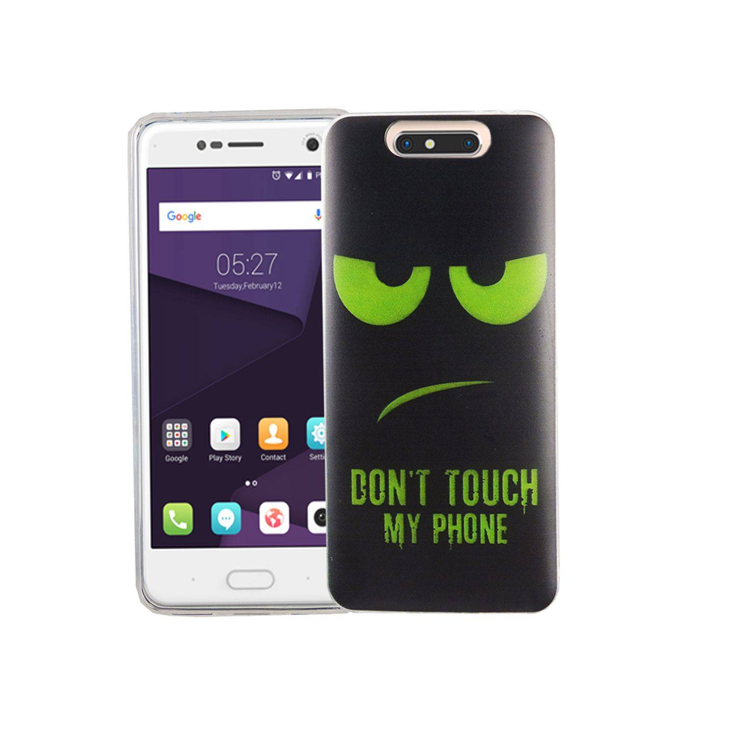 ZTE Blade V8 Handyhülle Bumper Backcover Grün