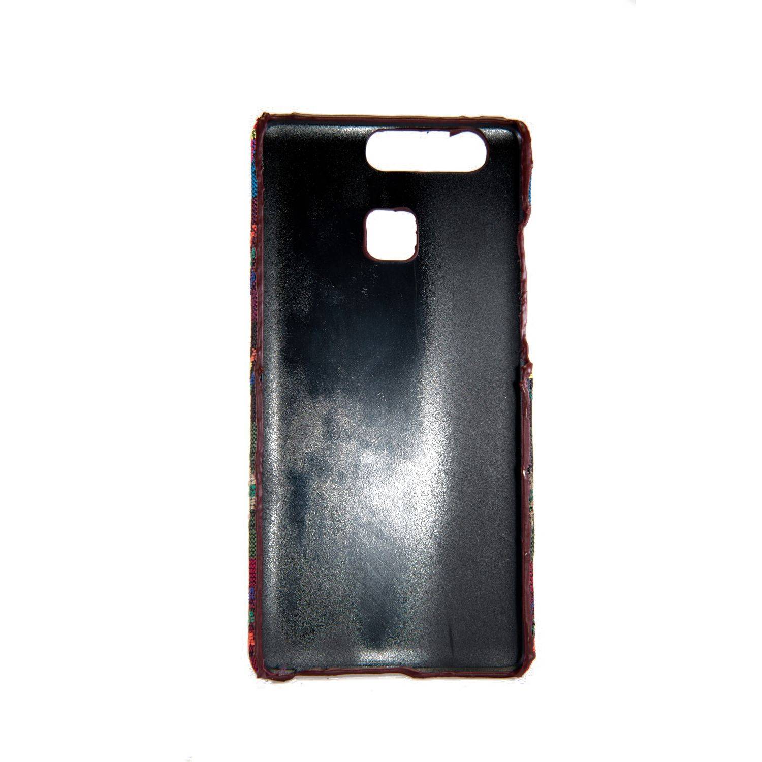 Huawei P9 Handyhülle Backcover Braun