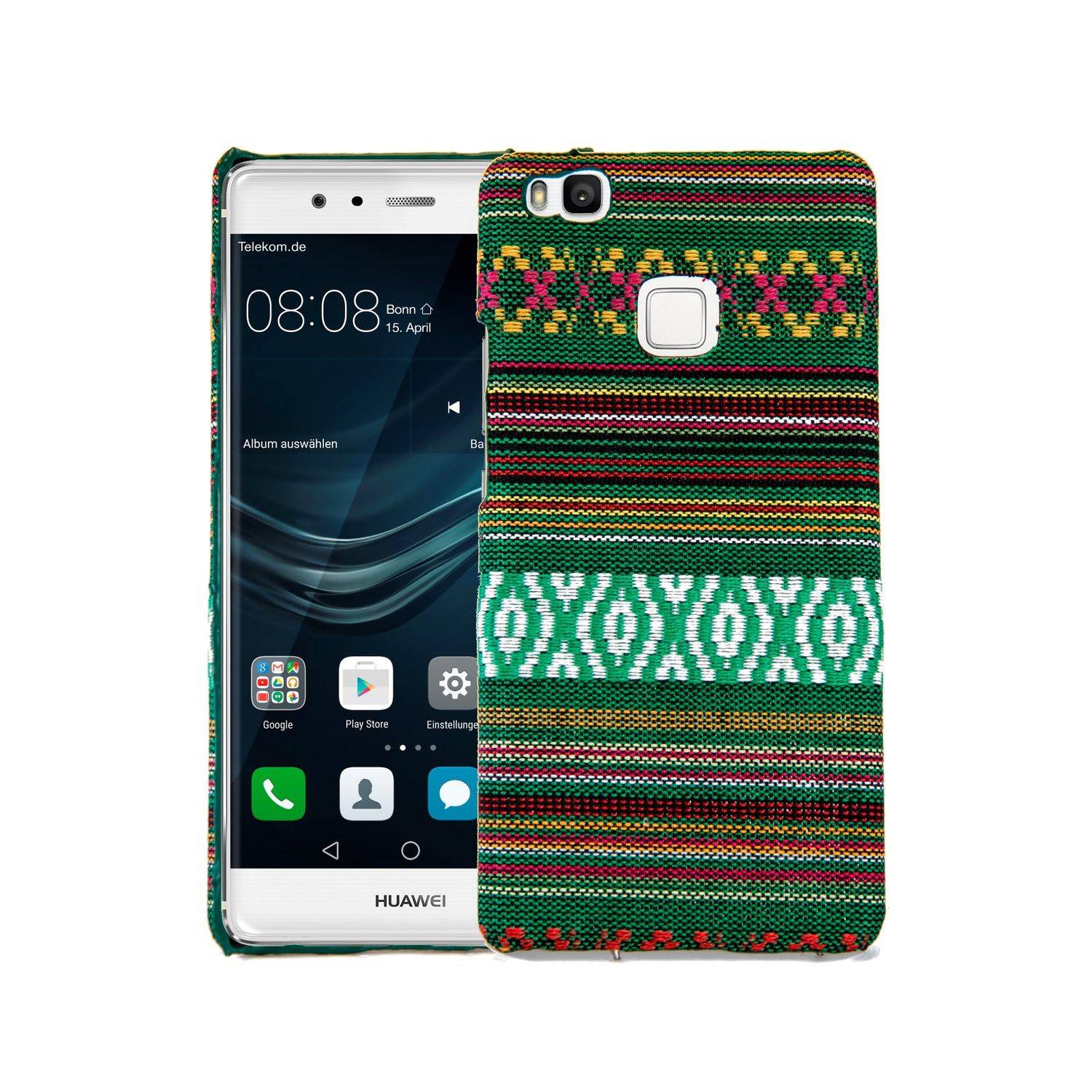 Huawei P9 Lite Handyhülle Backcover Grün