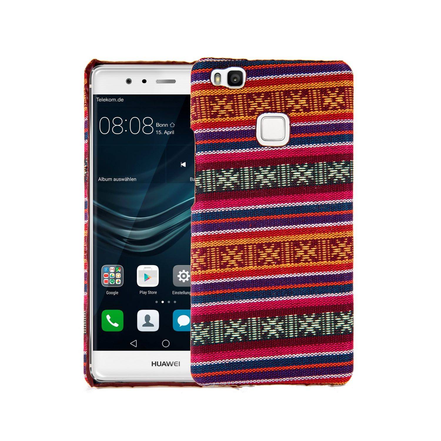 Huawei P9 Lite Handyhülle Backcover Rosa