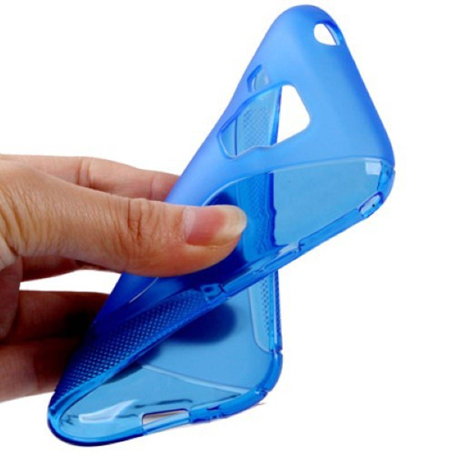 Samsung Galaxy S Duos S7562 Handyhülle Backcover Blau
