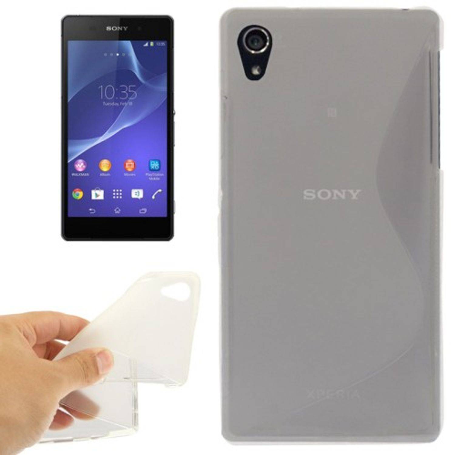 Sony Xperia Z2 Handyhülle Backcover Transparent