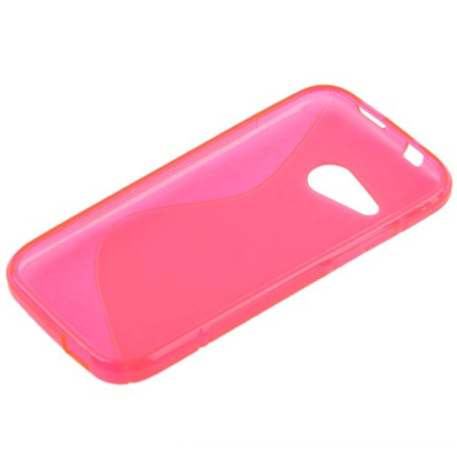 HTC One mini 2 Handyhülle Backcover Rosa