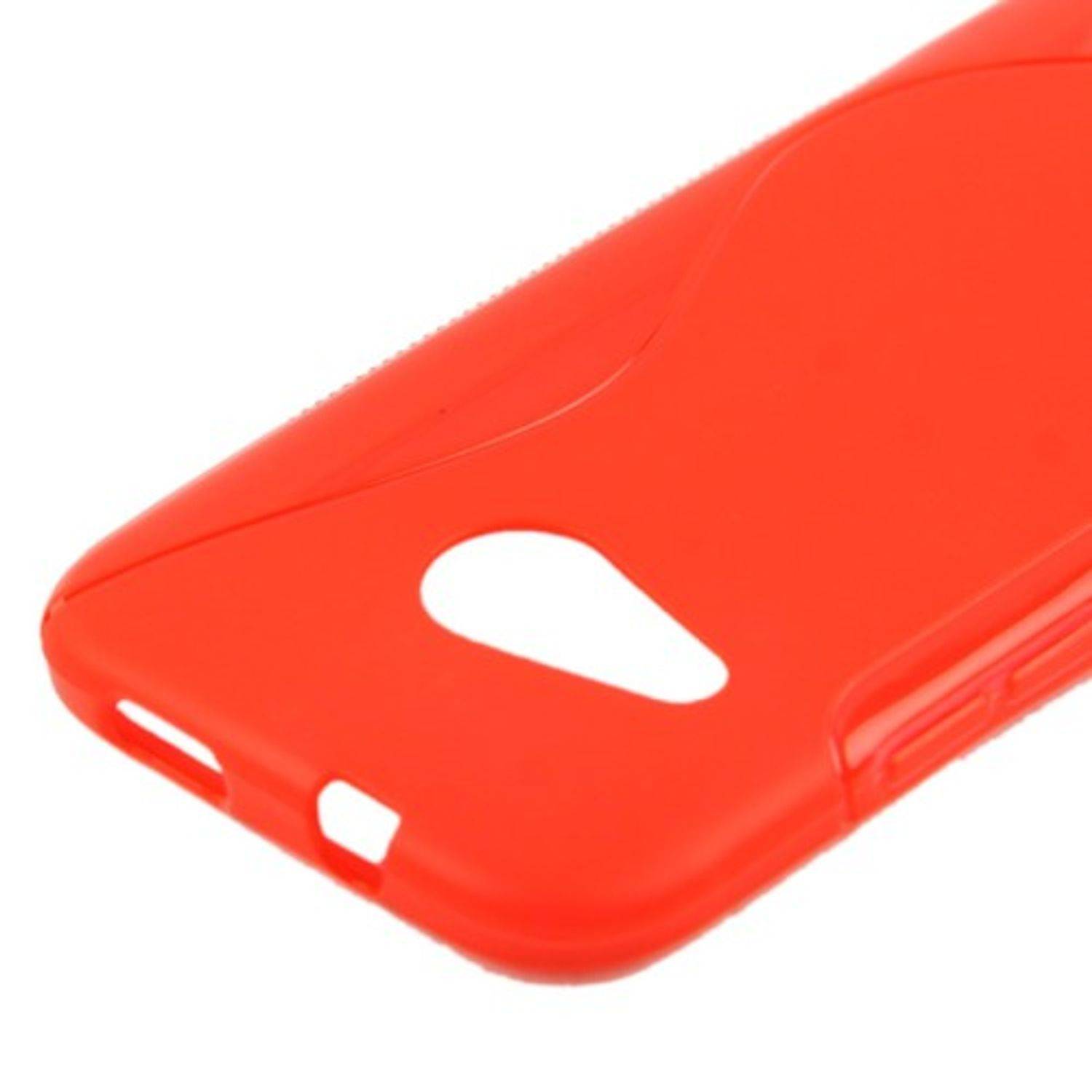 HTC One mini 2 Handyhülle Backcover Grau