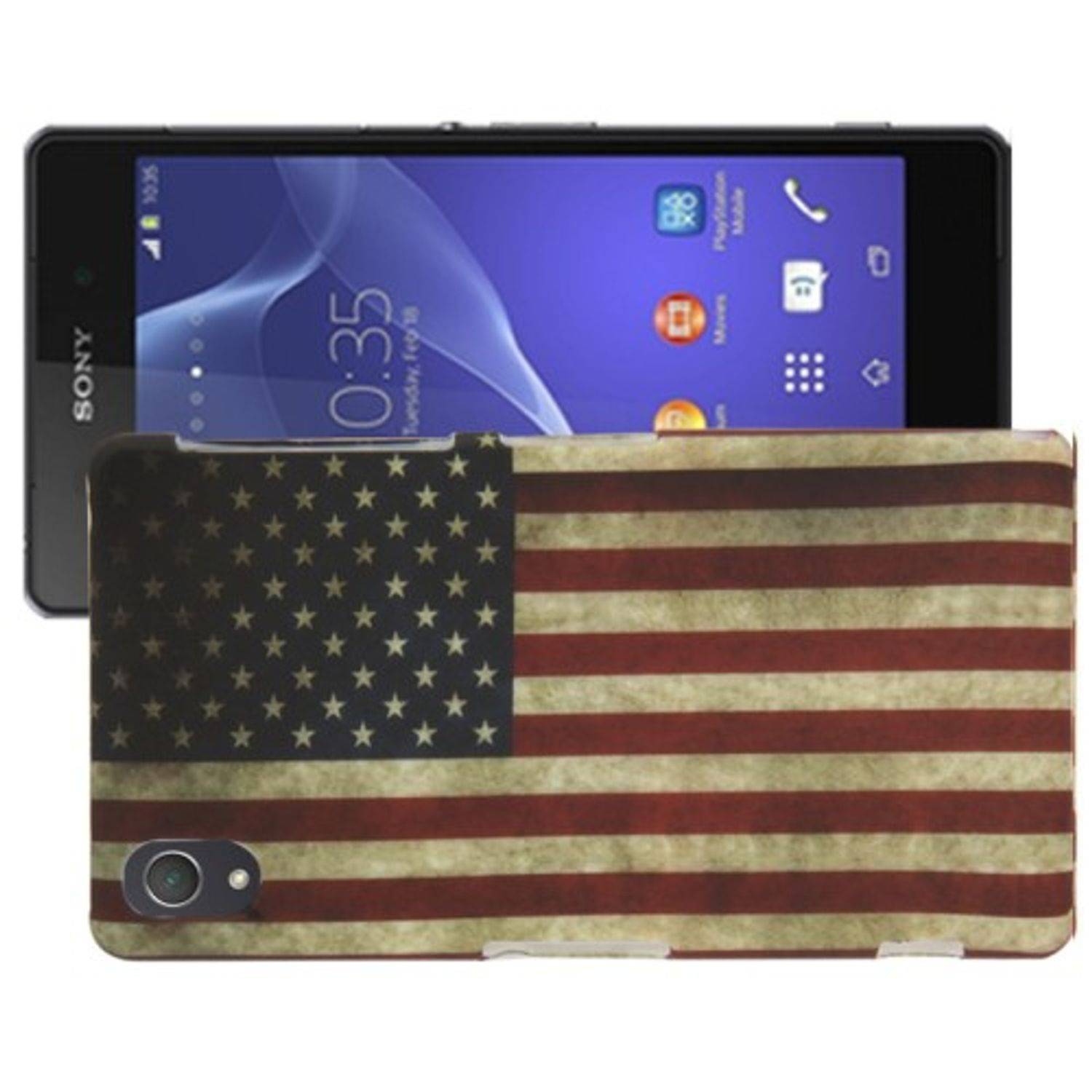 Sony Xperia Z2 Handyhülle Backcover Mehrfarbig