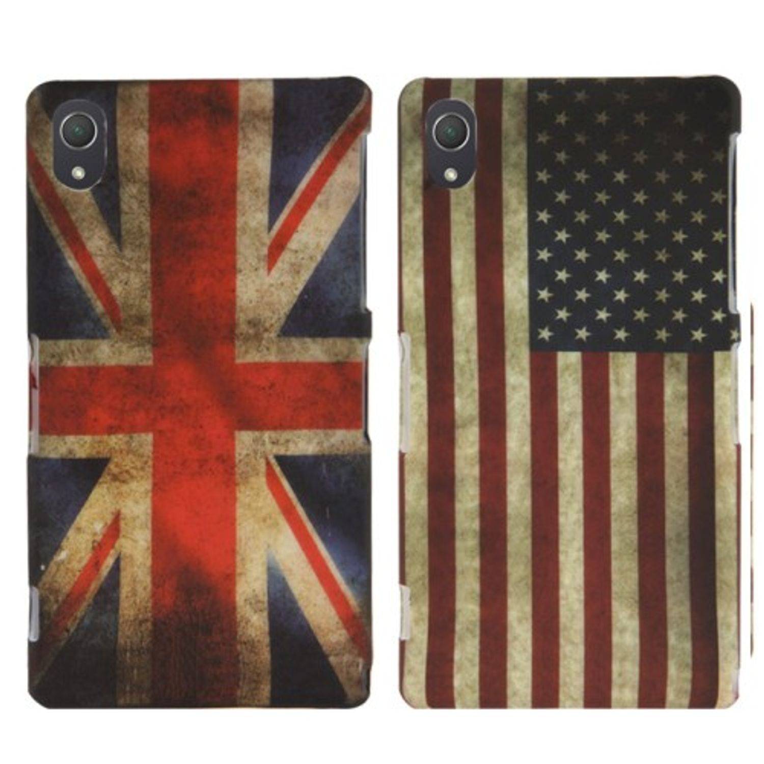 Sony Xperia Z2 Handyhülle Backcover Mehrfarbig