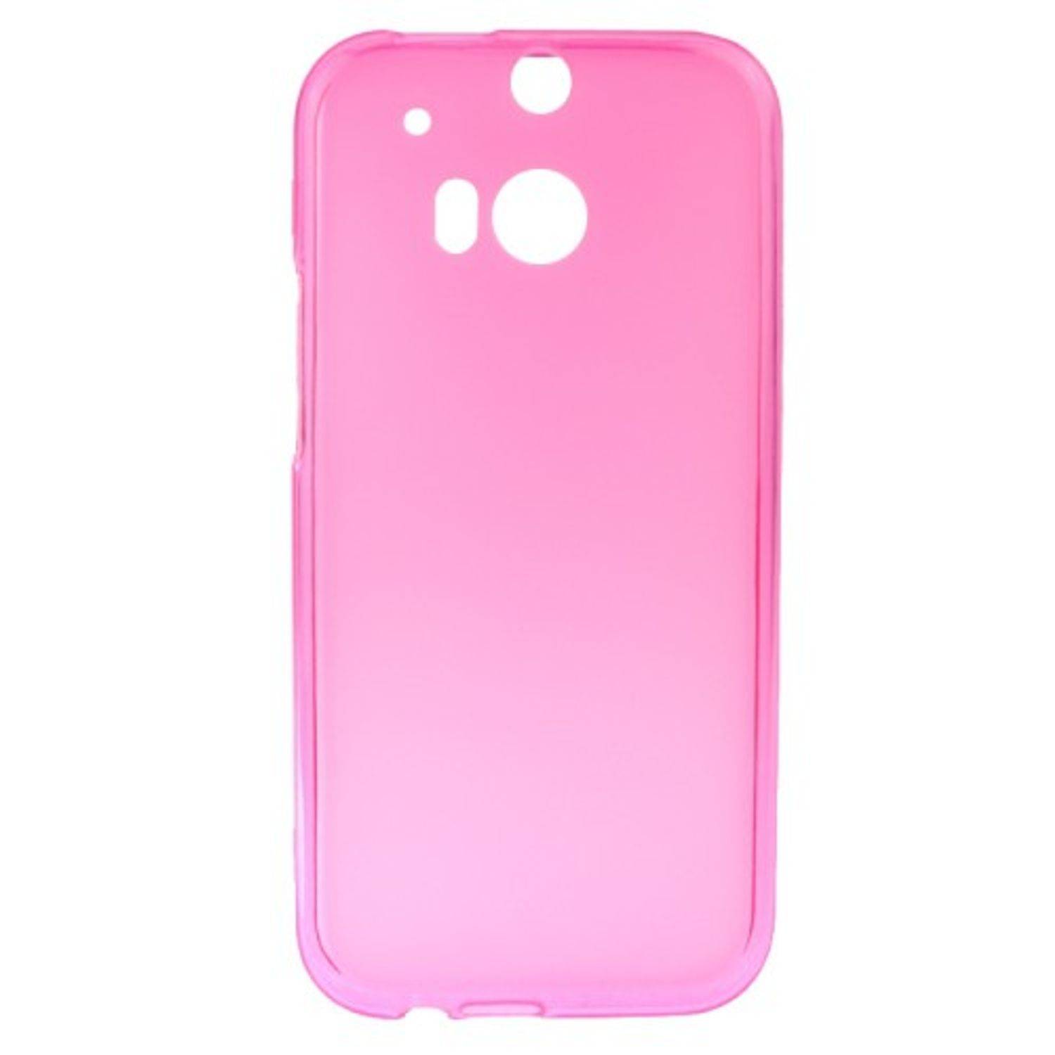 HTC One M8 Handyhülle Backcover Rosa