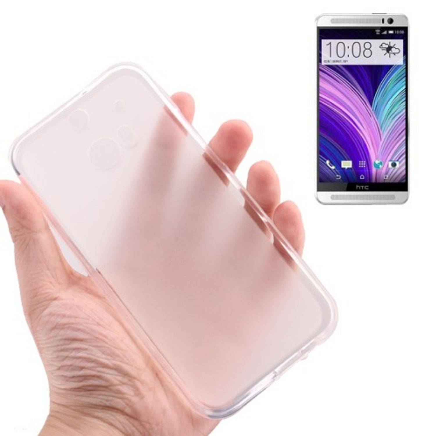 HTC One M8 Handyhülle Backcover Transparent