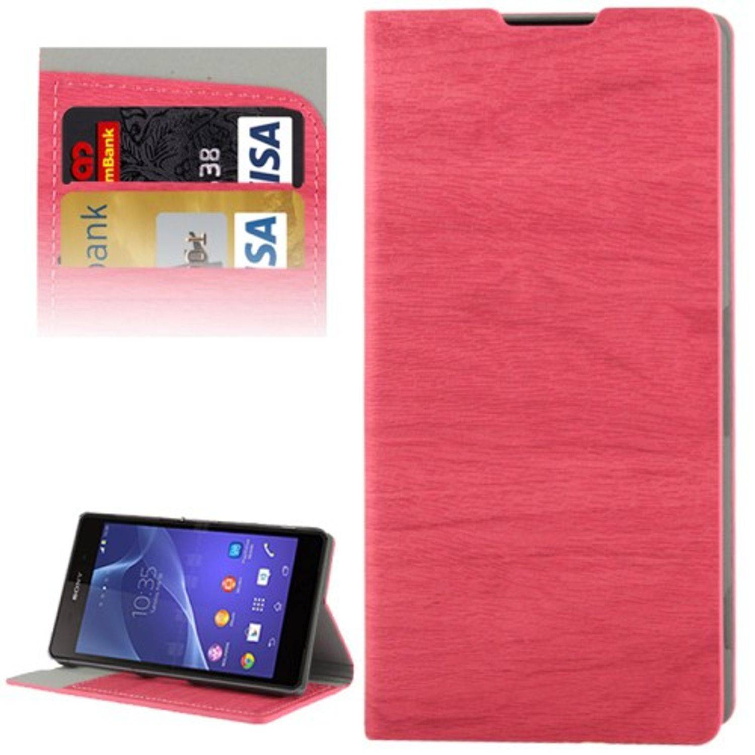 Sony Xperia Z2 Handyhülle Backcover Rosa