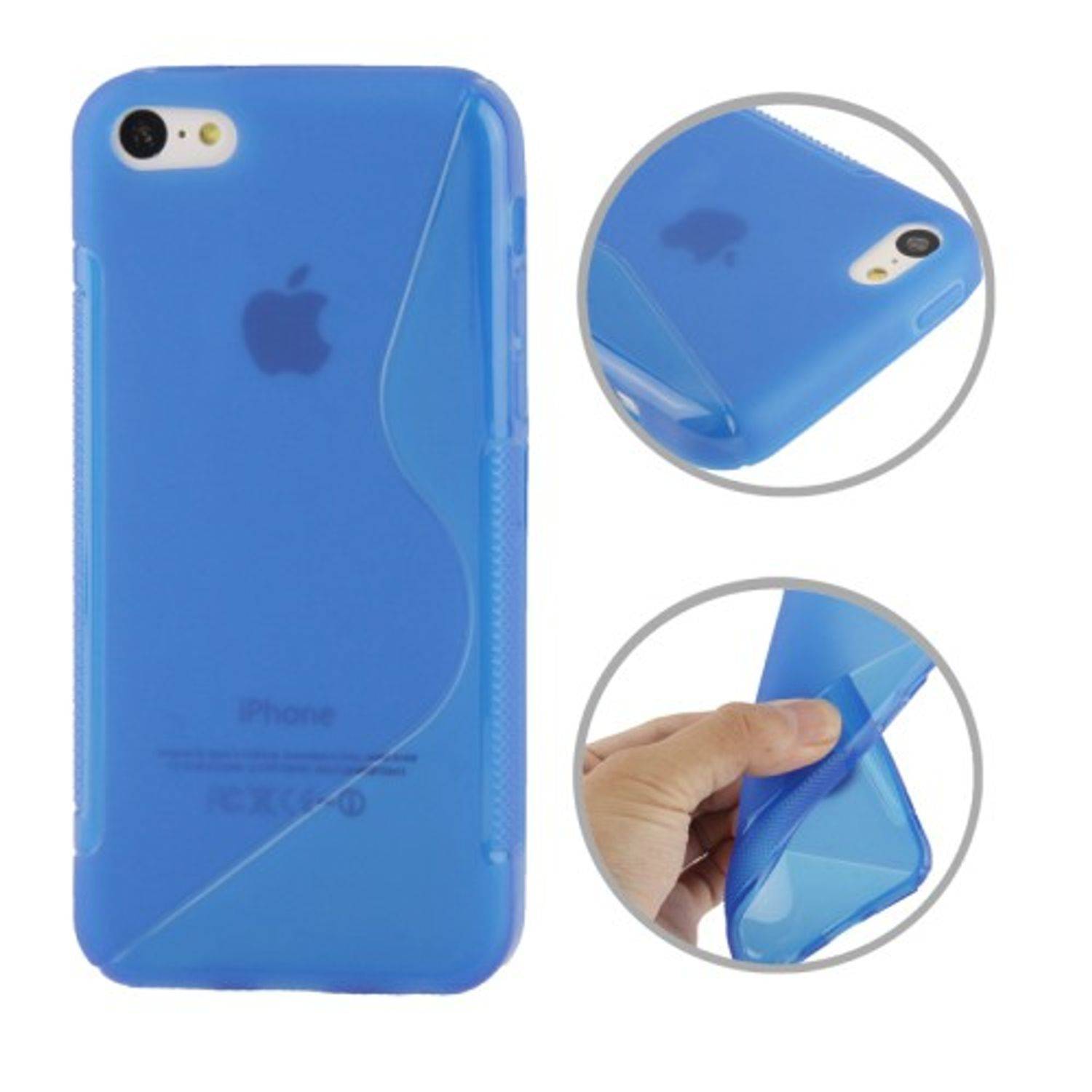 Apple iPhone 5c Handyhülle Backcover Blau