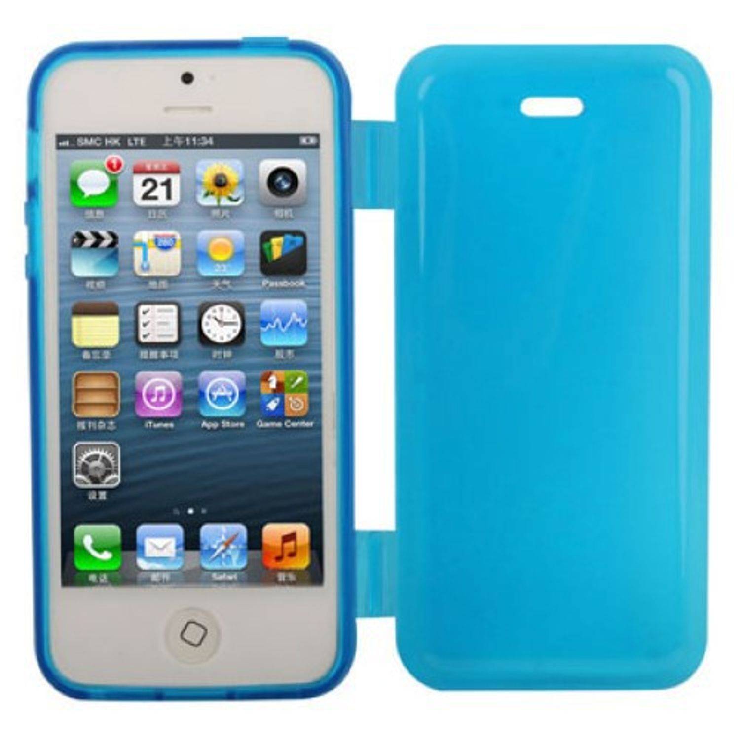 Apple iPhone 5 / 5s / SE Handyhülle Backcover Blau